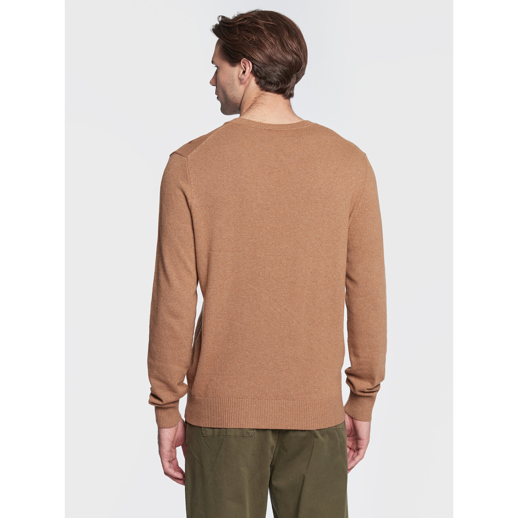 Sisley Пуловер 102HS1B17 Кафяв Regular Fit - Pepit.bg