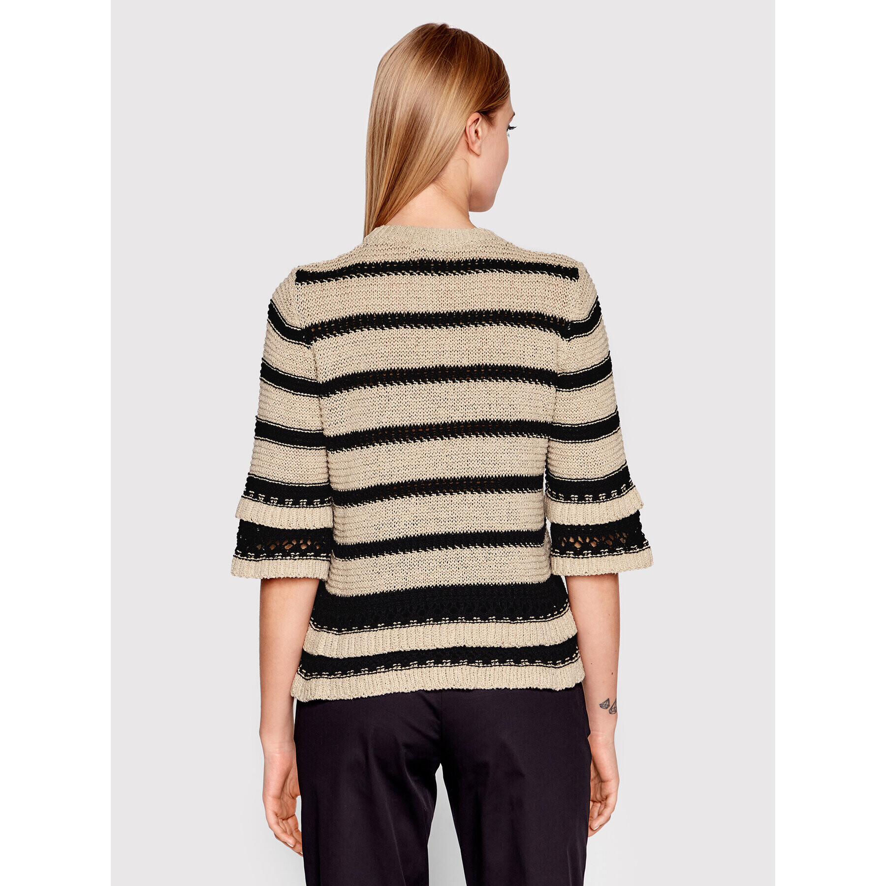 Sisley Пуловер 103AL100B Бежов Regular Fit - Pepit.bg