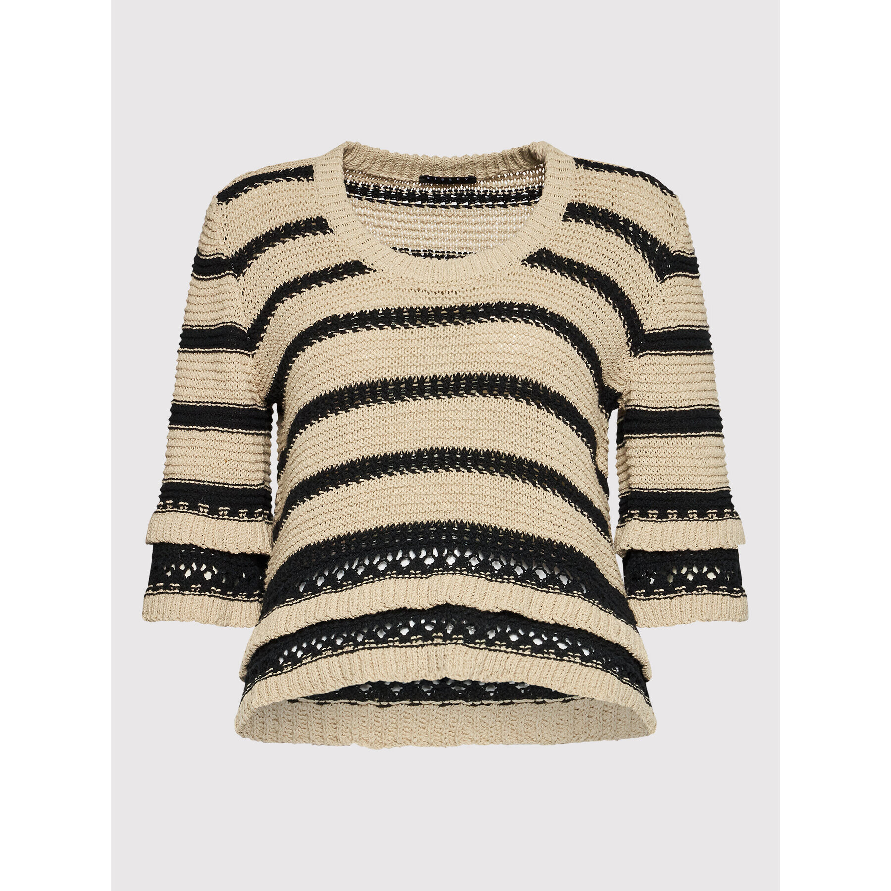 Sisley Пуловер 103AL100B Бежов Regular Fit - Pepit.bg