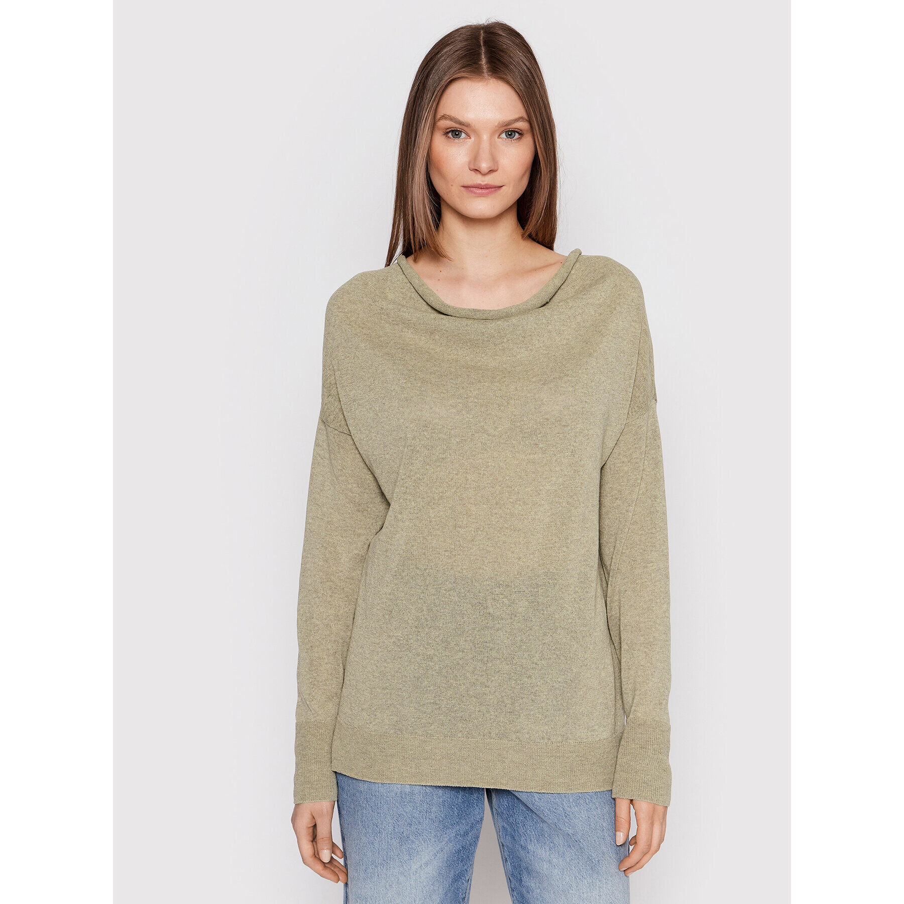Sisley Пуловер 108NM100Y Сив Regular Fit - Pepit.bg