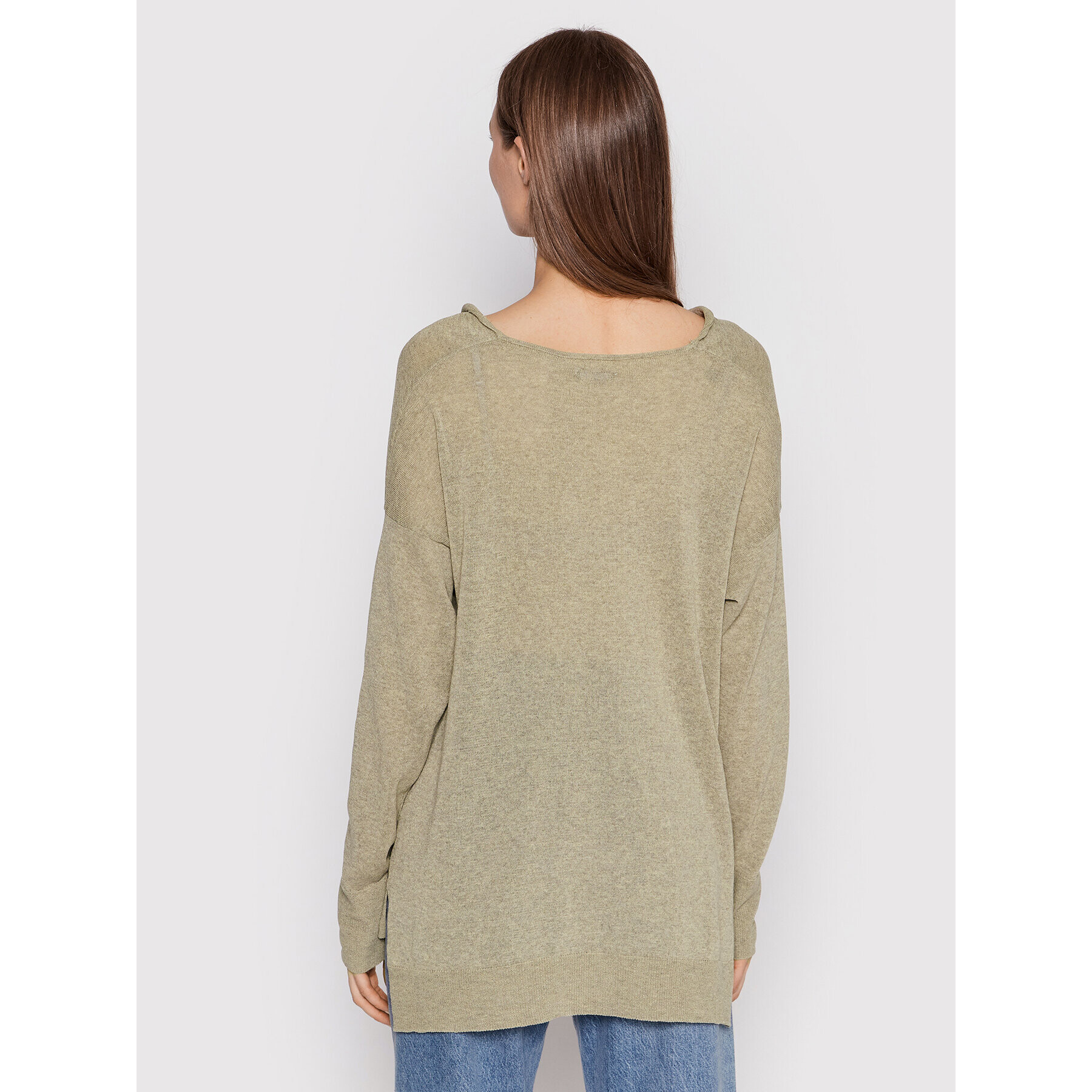 Sisley Пуловер 108NM100Y Сив Regular Fit - Pepit.bg