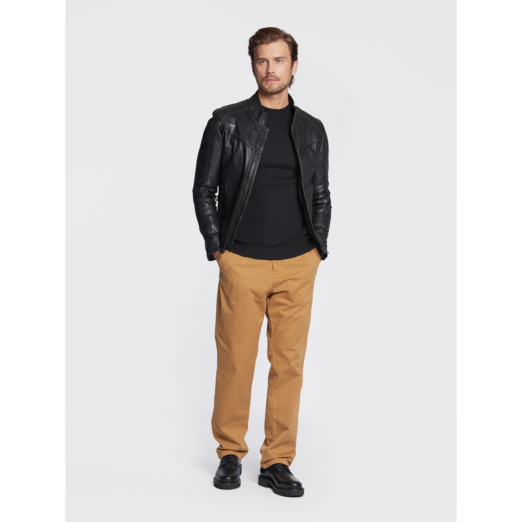 Sisley Пуловер 109KS100X Черен Regular Fit - Pepit.bg