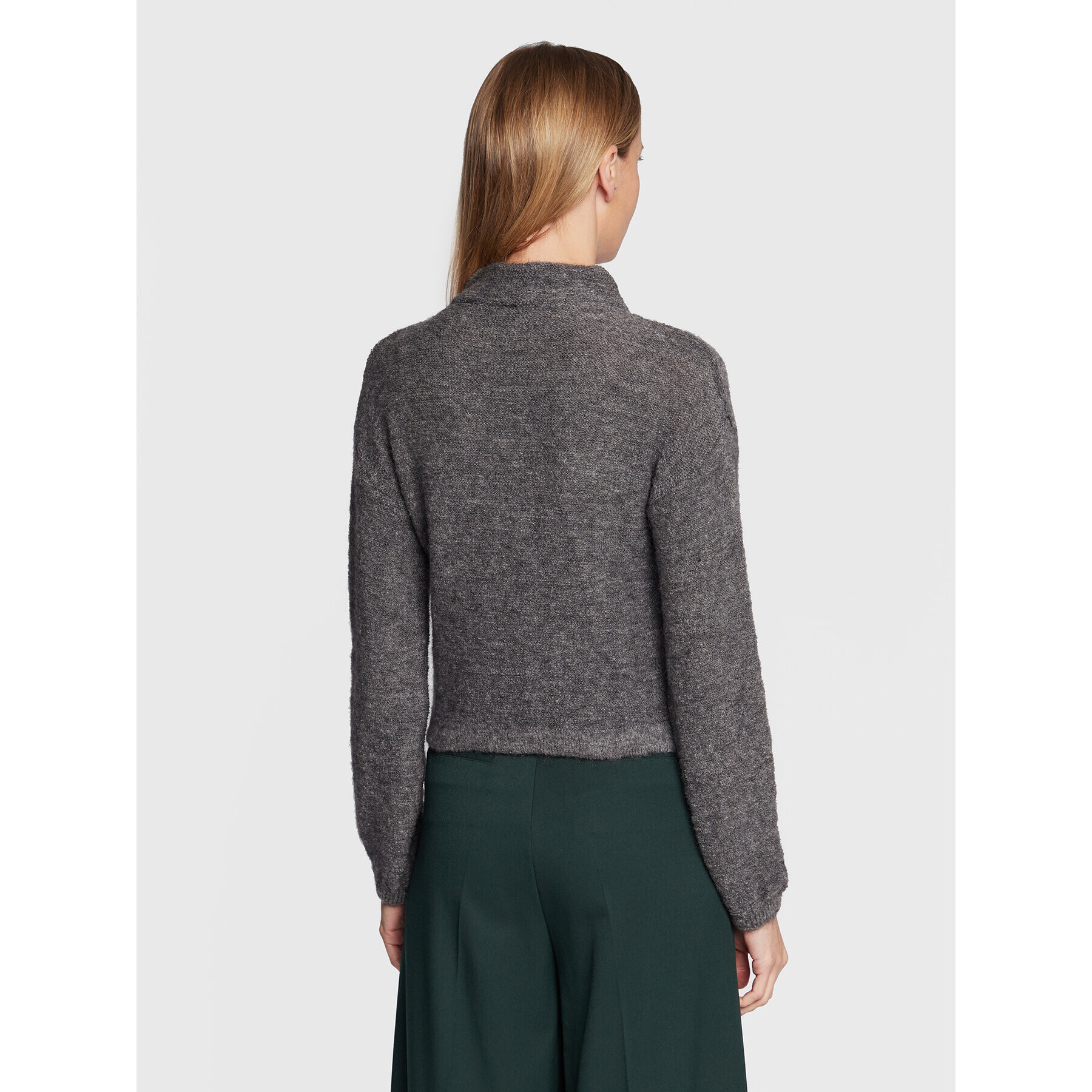 Sisley Пуловер 1142M200M Сив Regular Fit - Pepit.bg