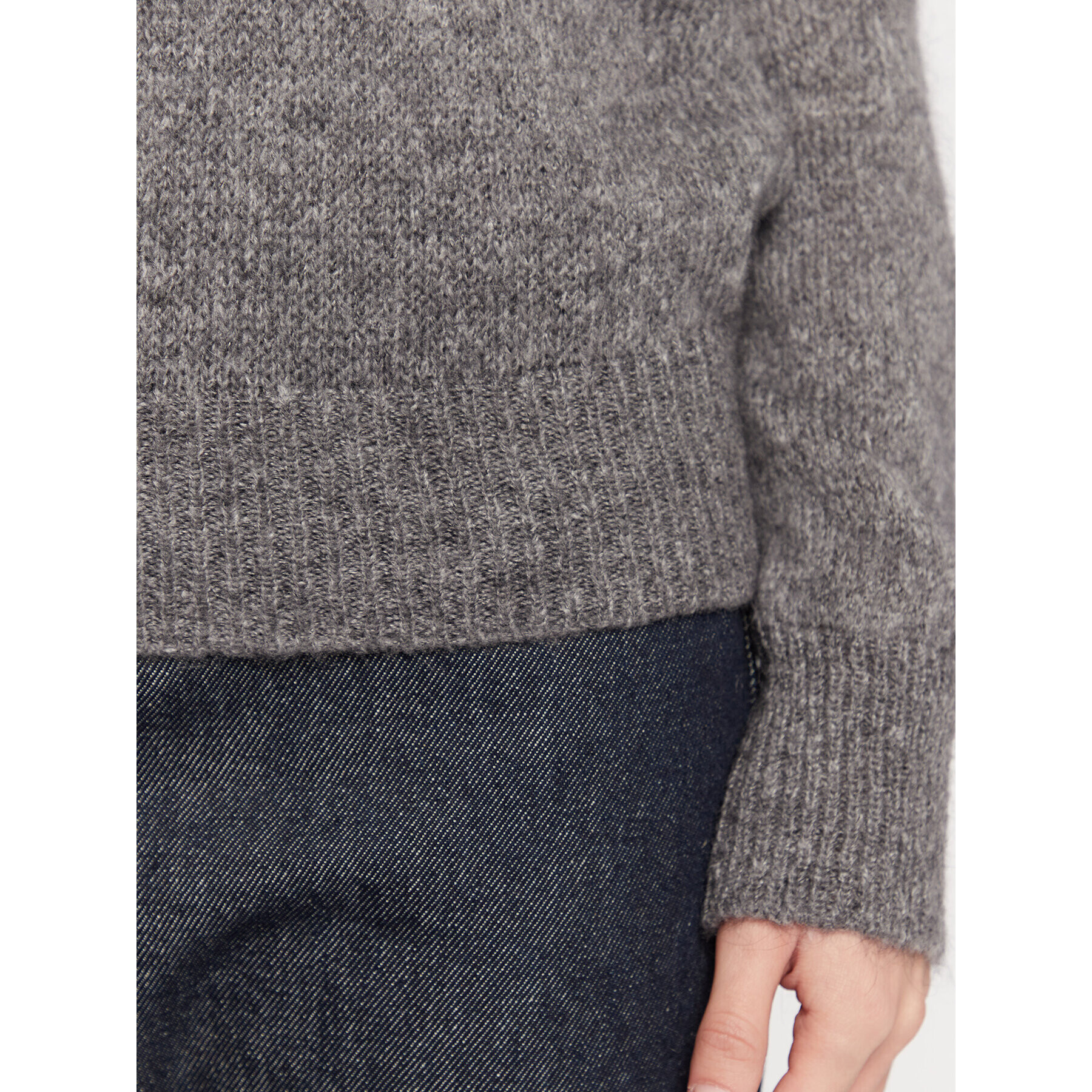 Sisley Пуловер 1242M200O Сив Regular Fit - Pepit.bg