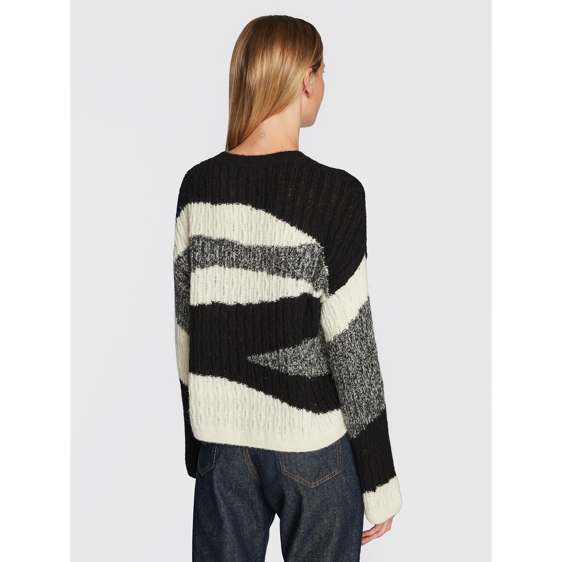 Sisley Пуловер 1268L101U Екрю Regular Fit - Pepit.bg