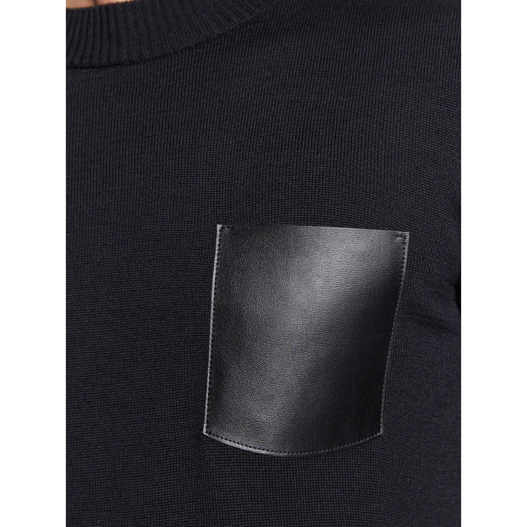 Sisley Пуловер 129MS1014 Черен Regular Fit - Pepit.bg