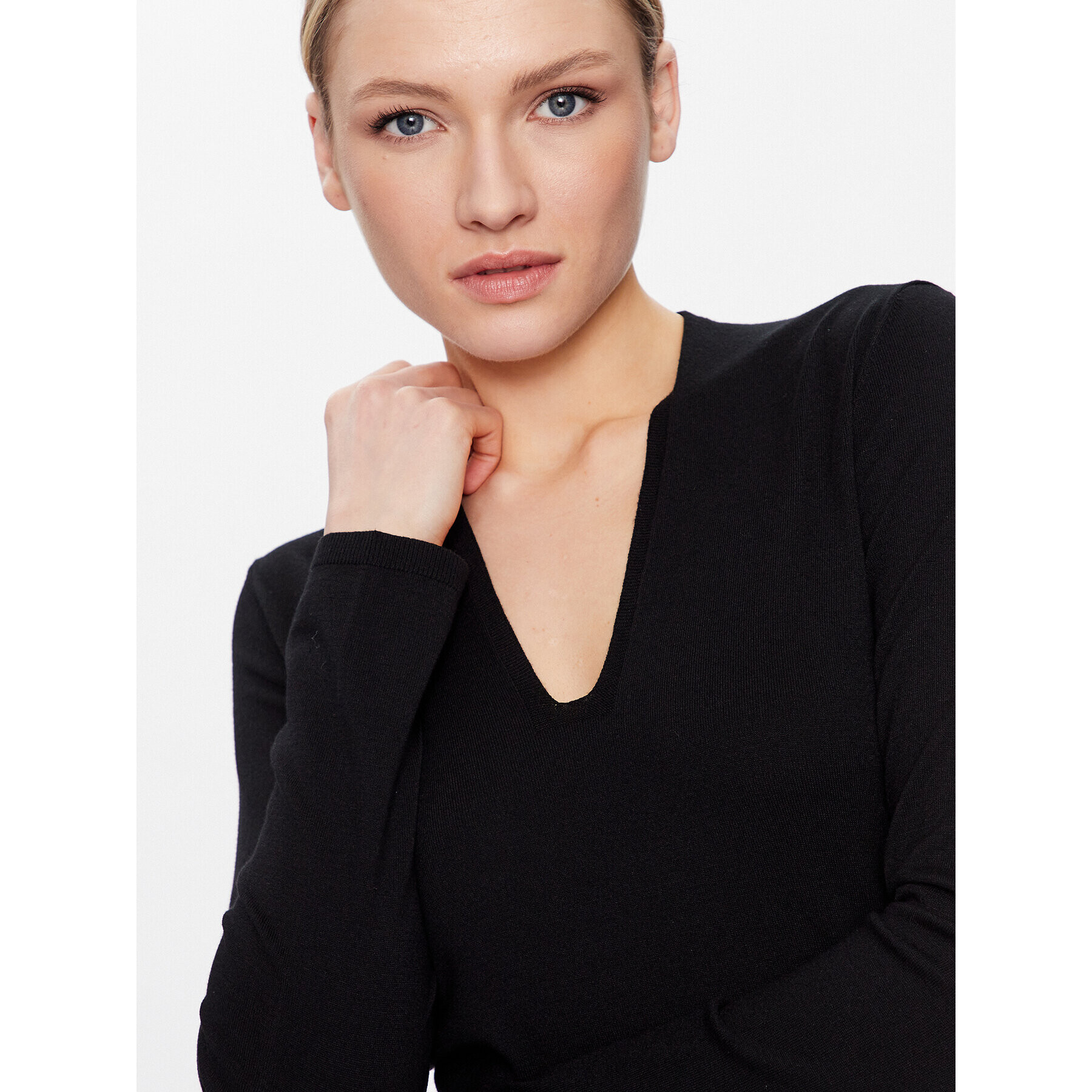 Sisley Пуловер 14ETM400H Черен Regular Fit - Pepit.bg