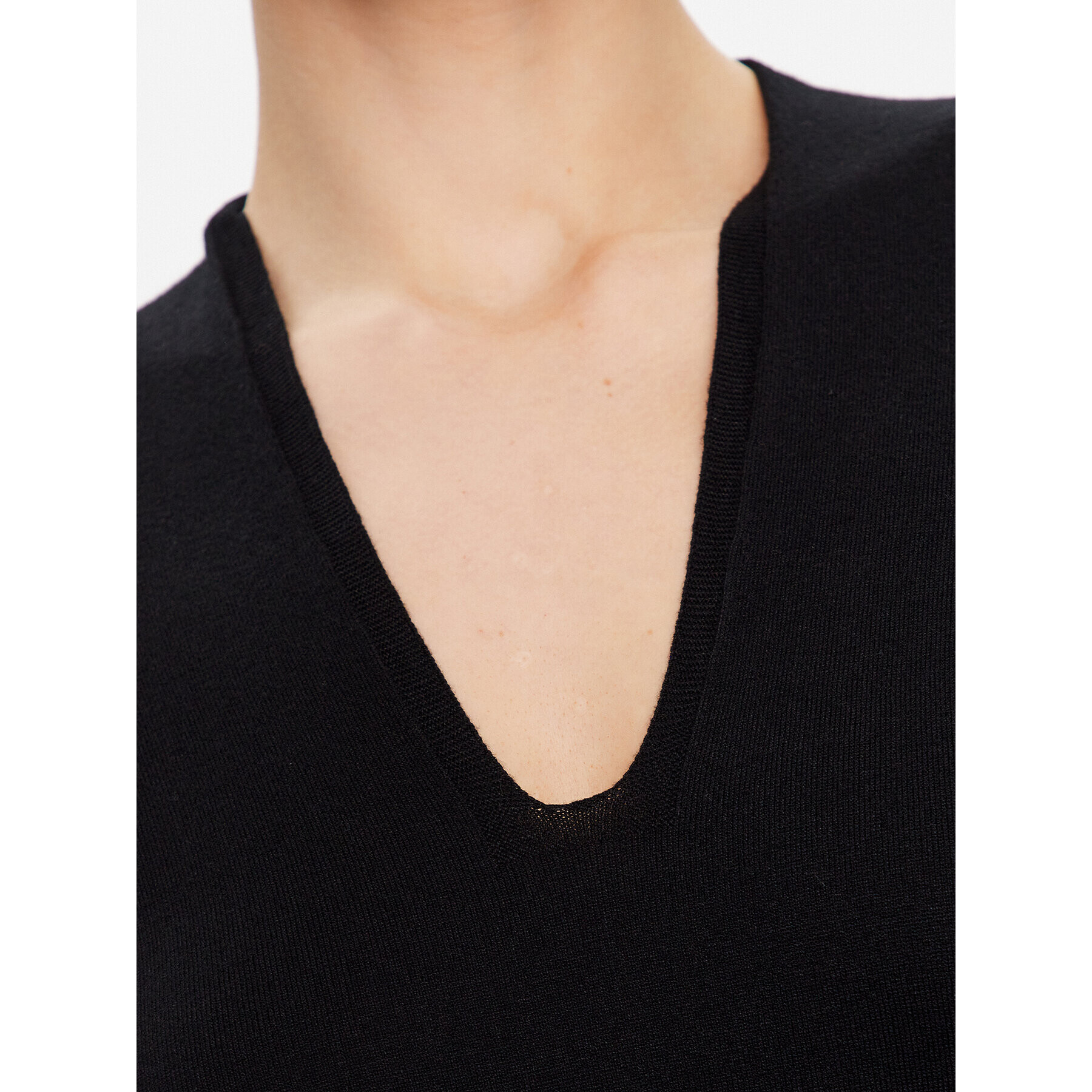 Sisley Пуловер 14ETM400H Черен Regular Fit - Pepit.bg