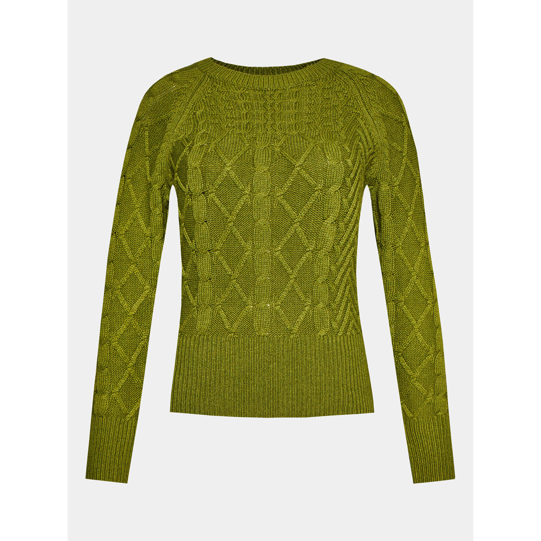 Sisley Пуловер 17L3M103W Зелен Boxy Fit - Pepit.bg
