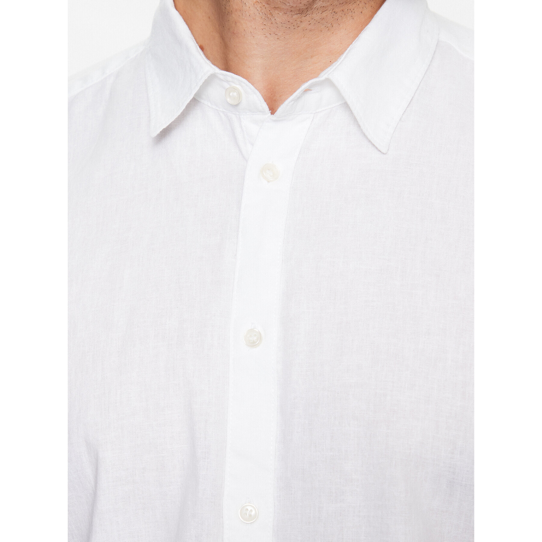 Sisley Риза 59A2SQ01Y Бял Regular Fit - Pepit.bg