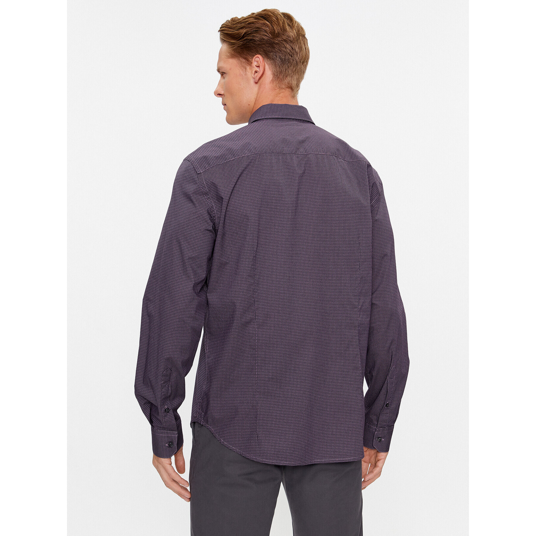 Sisley Риза 5PFRSQ02D Виолетов Regular Fit - Pepit.bg