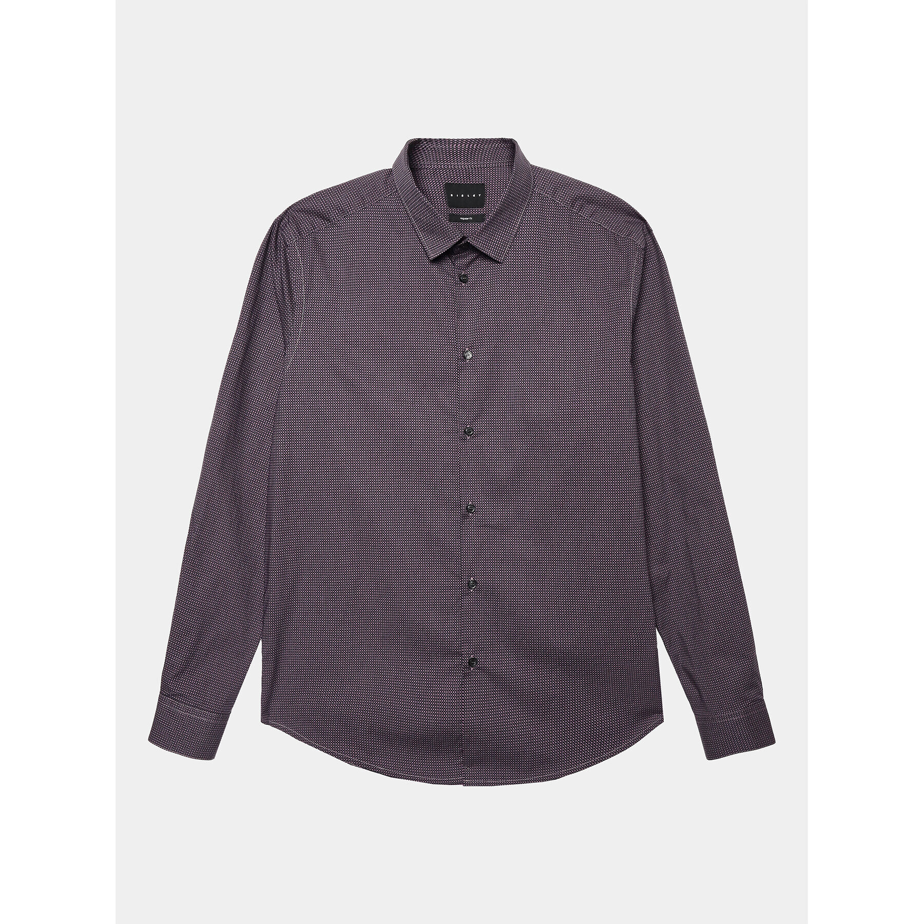 Sisley Риза 5PFRSQ02D Виолетов Regular Fit - Pepit.bg