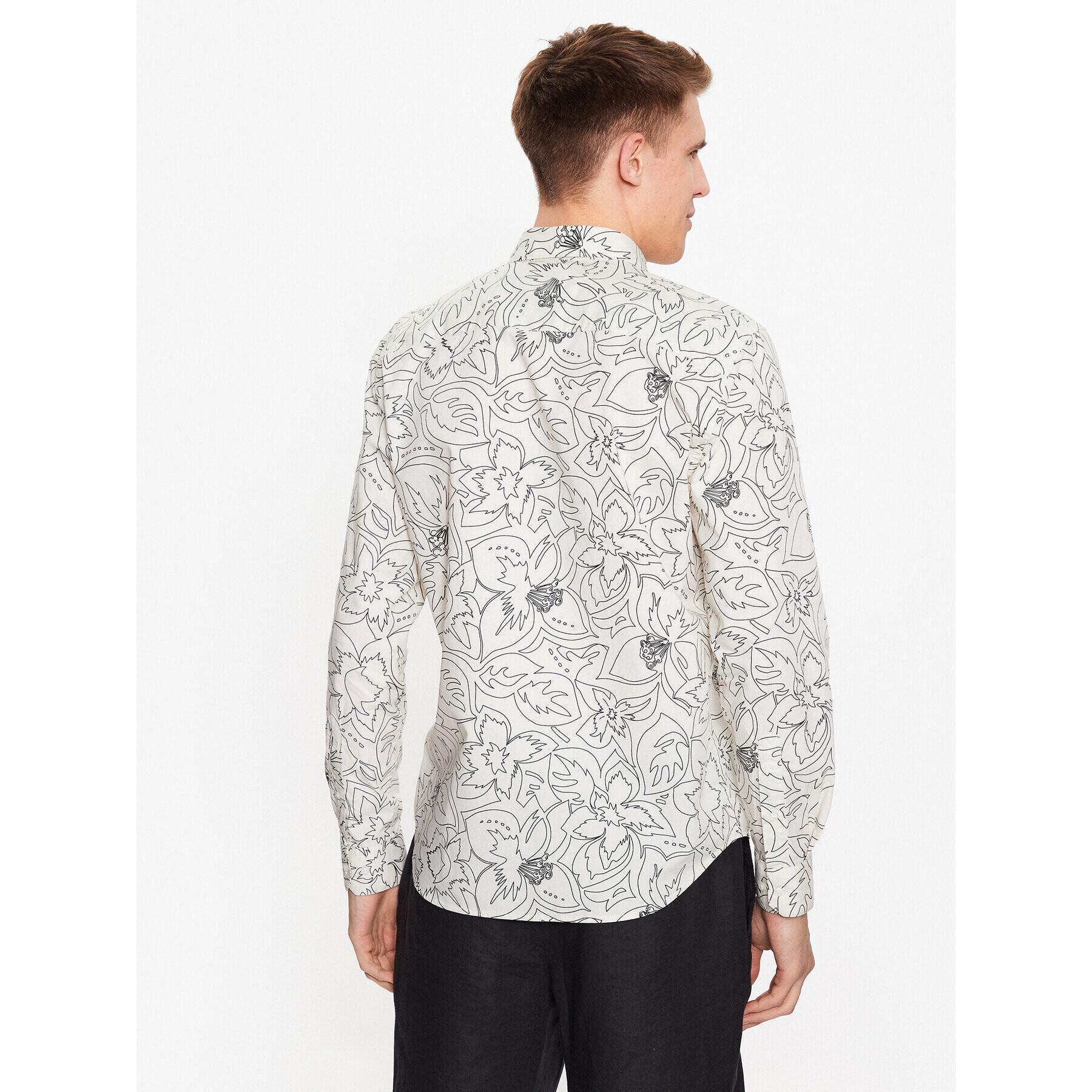 Sisley Риза 5T56SQ025 Бял Regular Fit - Pepit.bg