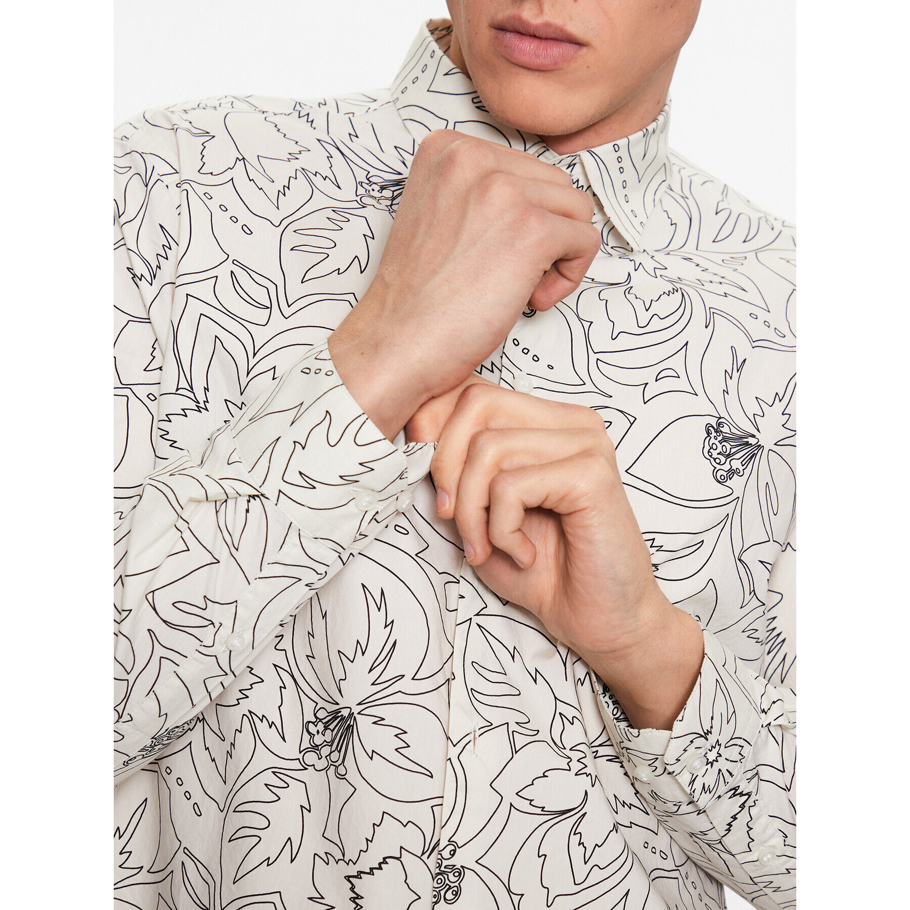 Sisley Риза 5T56SQ025 Бял Regular Fit - Pepit.bg