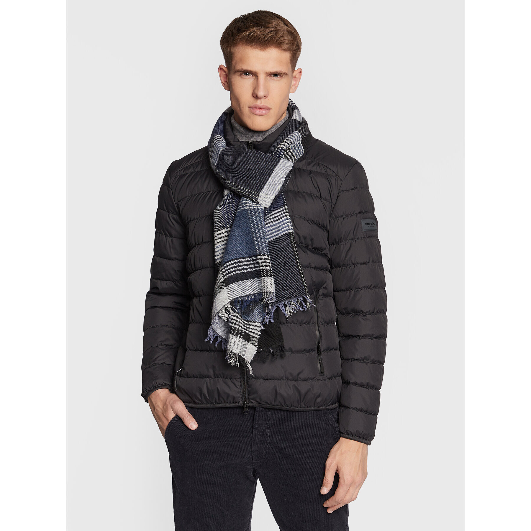 Sisley Шал 62TSSU009 Тъмносин - Pepit.bg