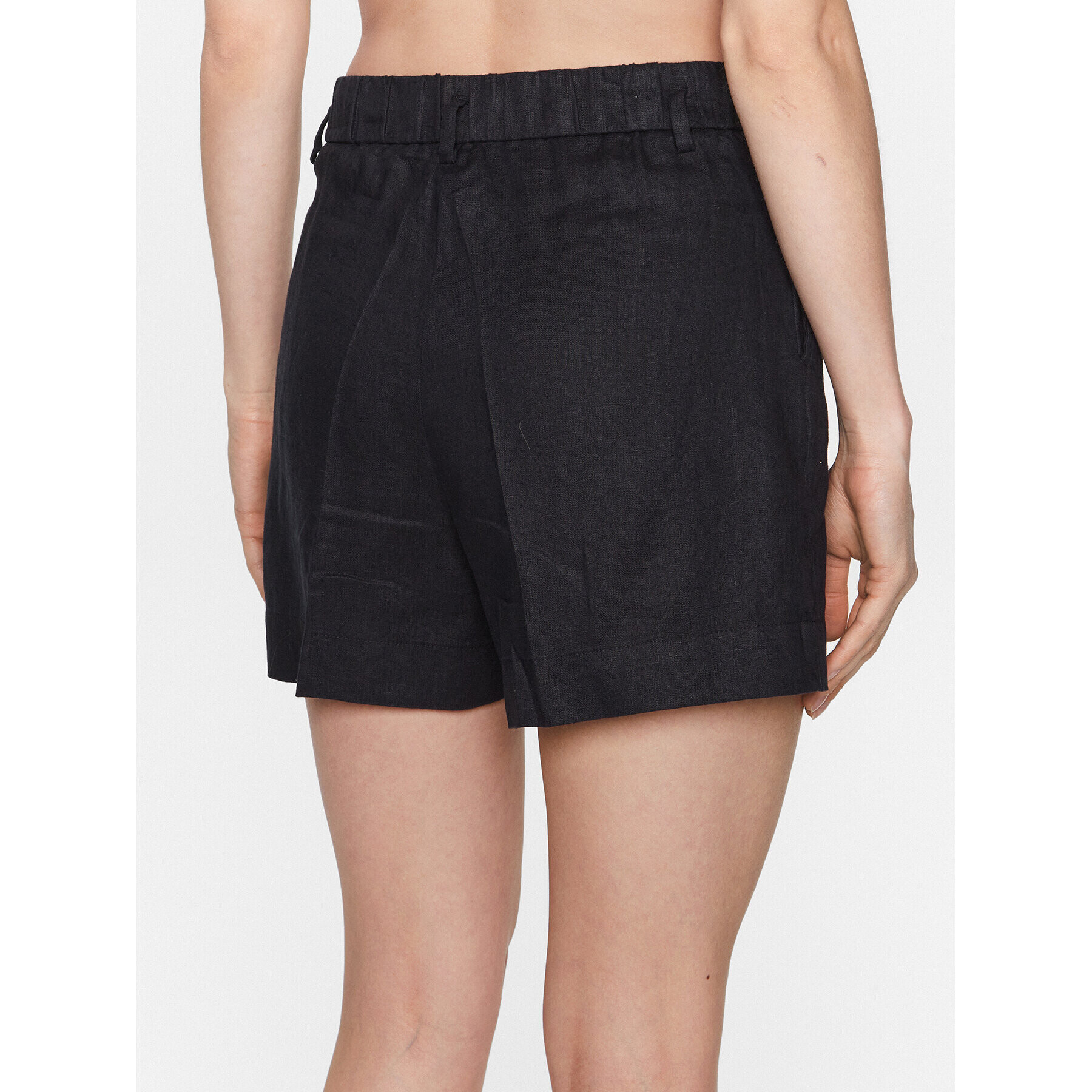 Sisley Шорти от плат 4AGHL900Q Черен Regular Fit - Pepit.bg