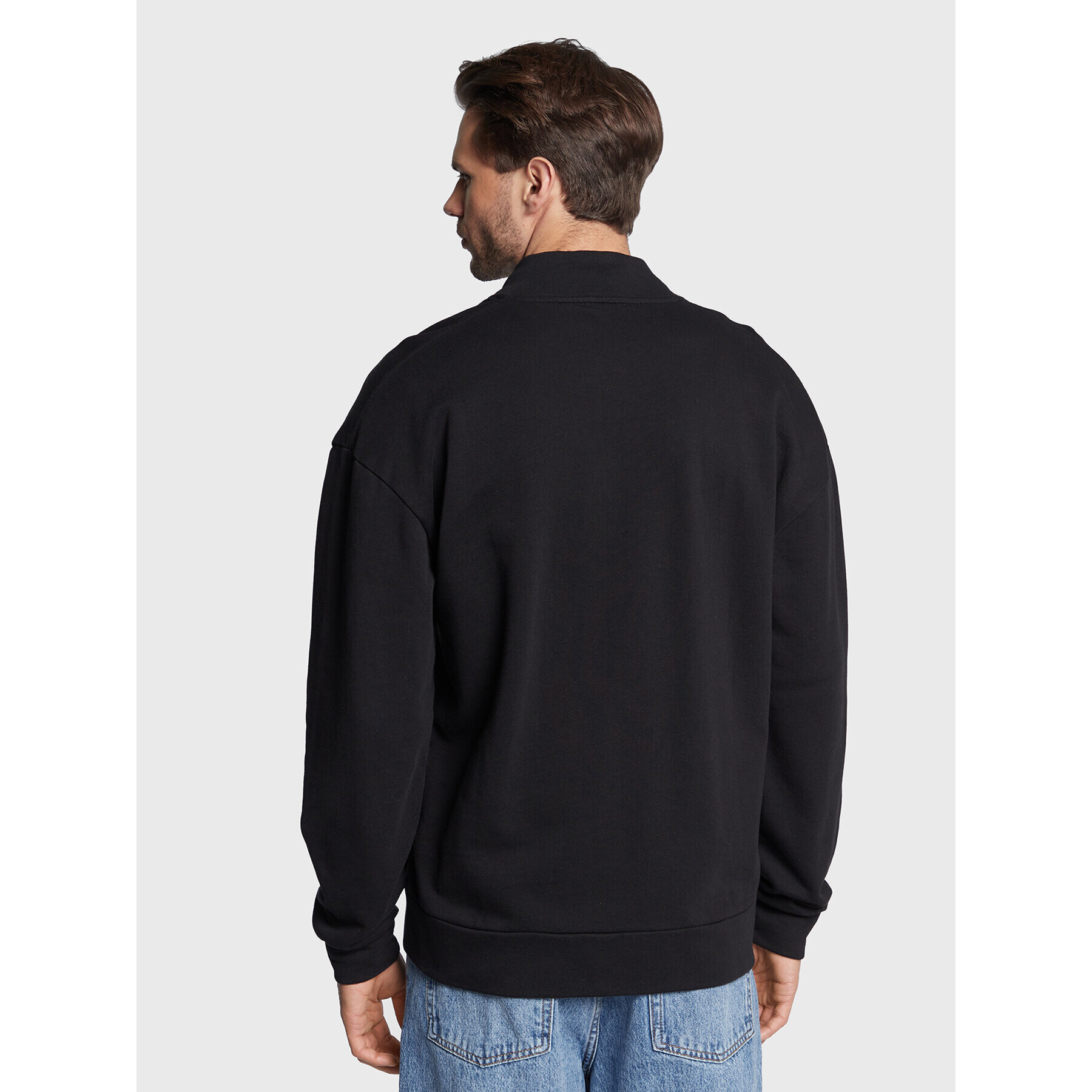 Sisley Суитшърт 35HRS5009 Черен Regular Fit - Pepit.bg