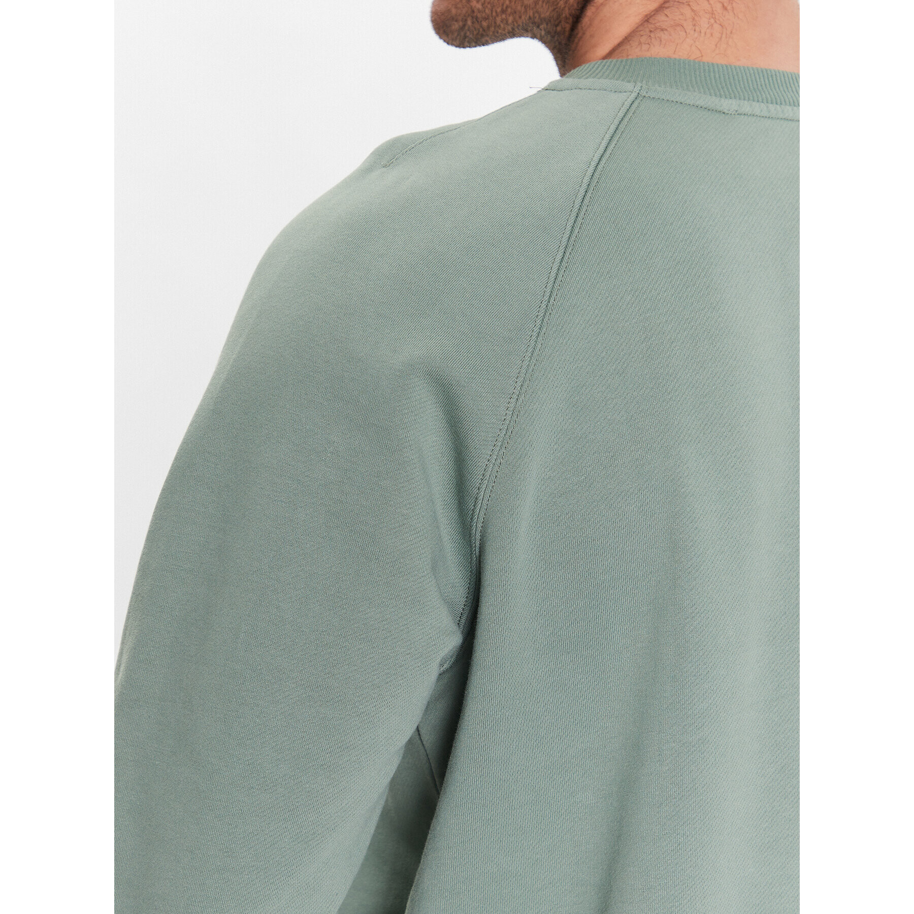 Sisley Суитшърт 3WCRS1023 Зелен Regular Fit - Pepit.bg