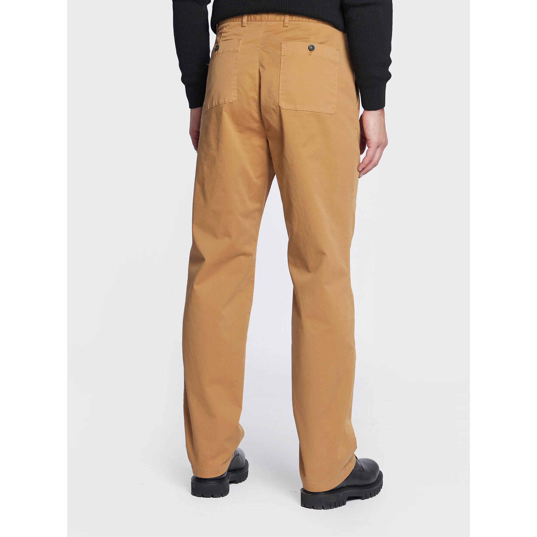 Sisley Текстилни панталони 486LSF01D Кафяв Relaxed Fit - Pepit.bg