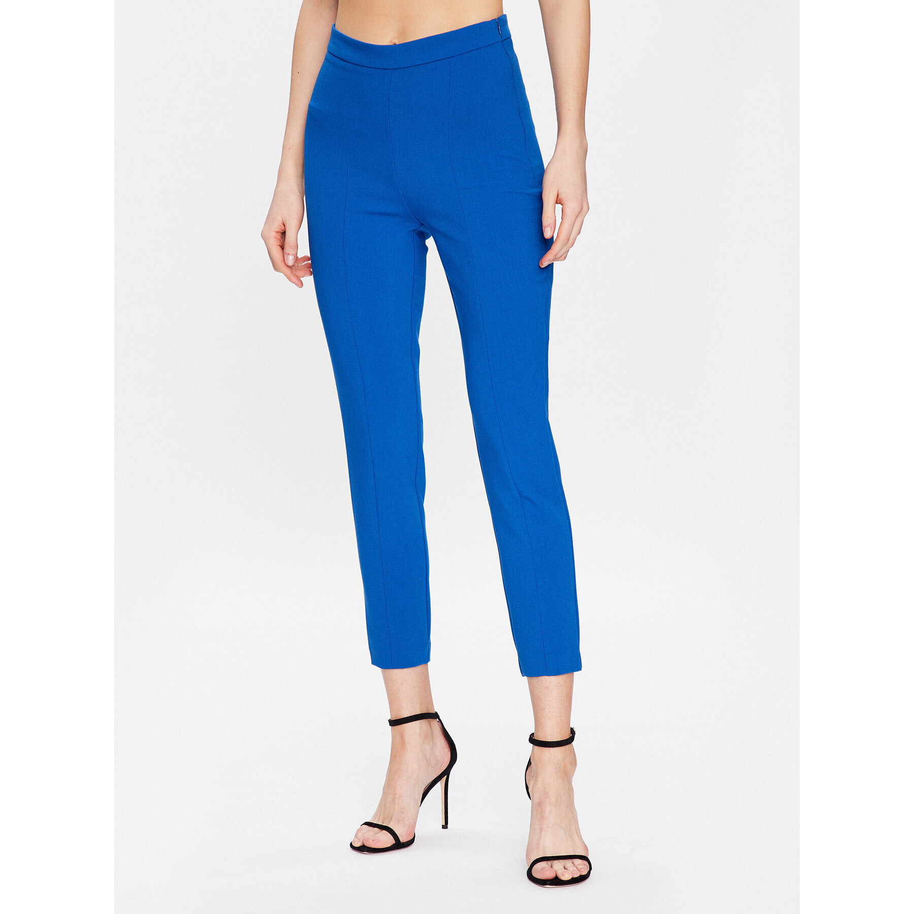 Sisley Текстилни панталони 4OLVLF02R Син Slim Fit - Pepit.bg