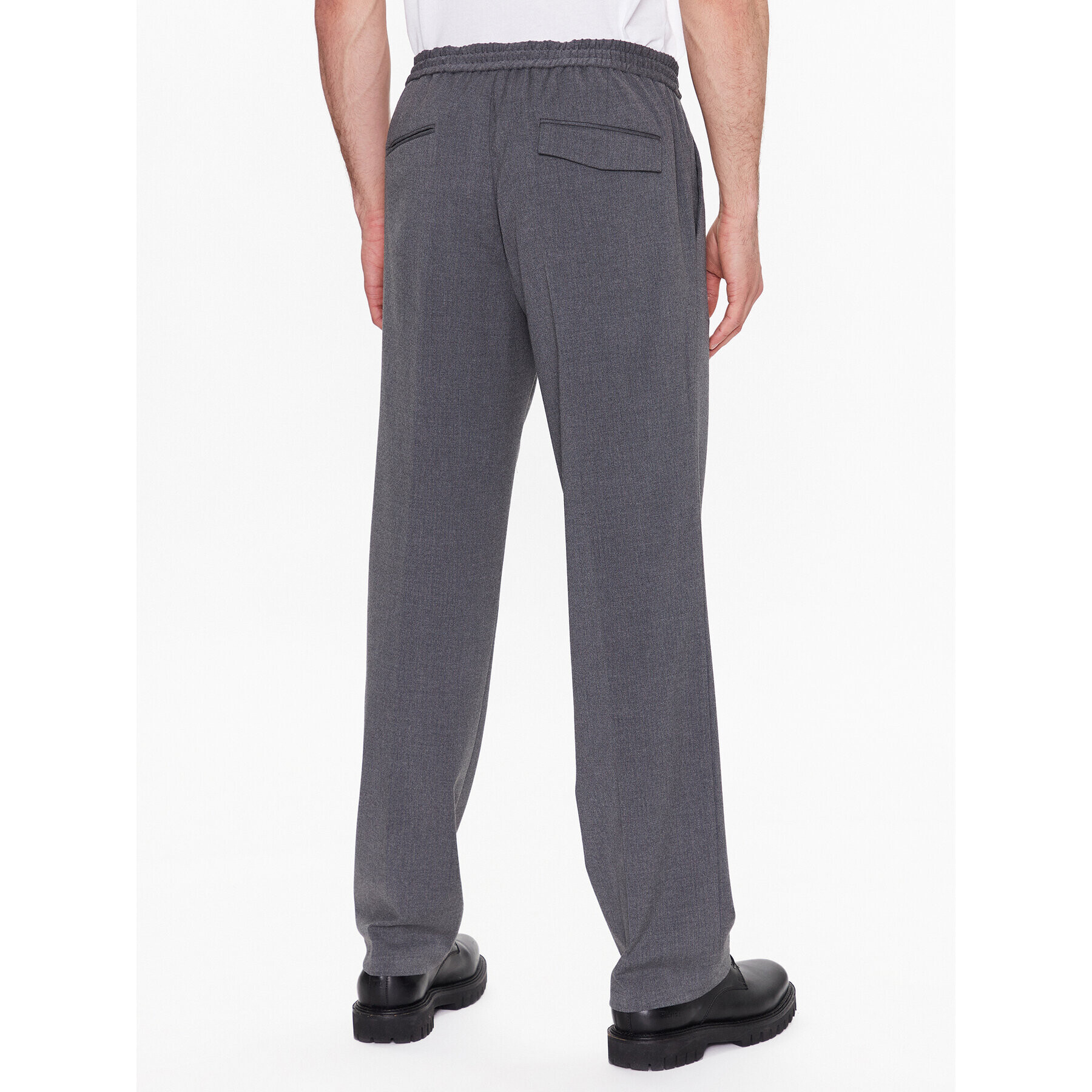 Sisley Текстилни панталони 4PBMSF027 Сив Slim Fit - Pepit.bg