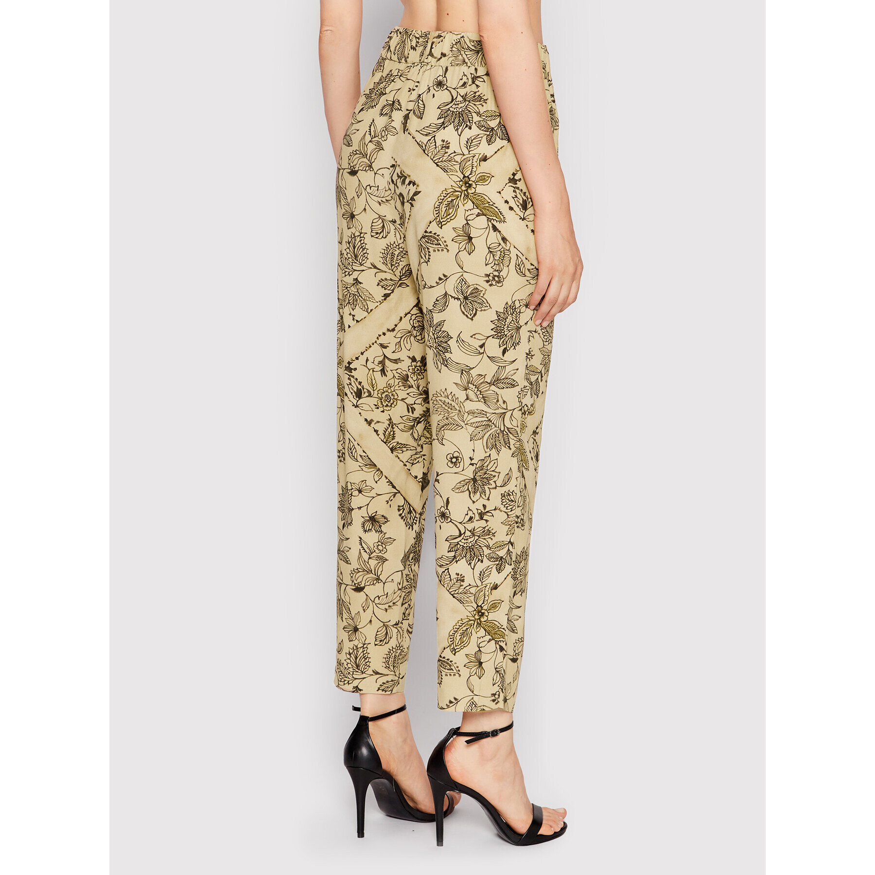 Sisley Текстилни панталони 4PYXLF016 Бежов Regular Fit - Pepit.bg