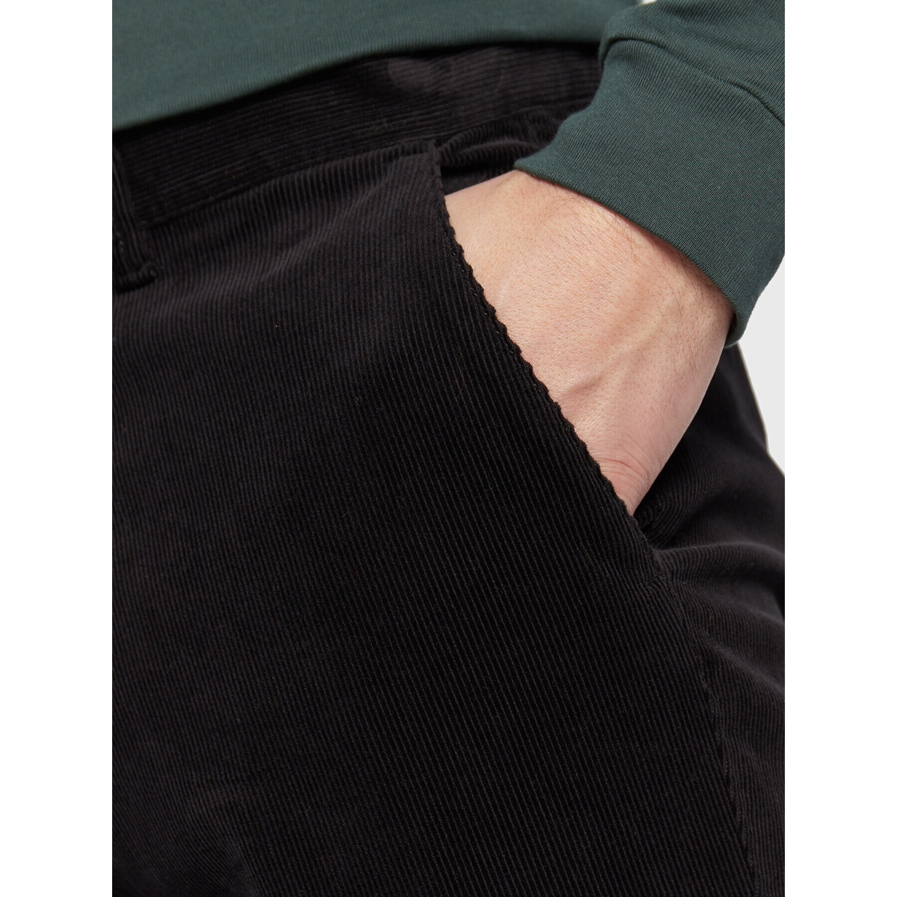 Sisley Текстилни панталони 4SFRSF01P Черен Slim Fit - Pepit.bg