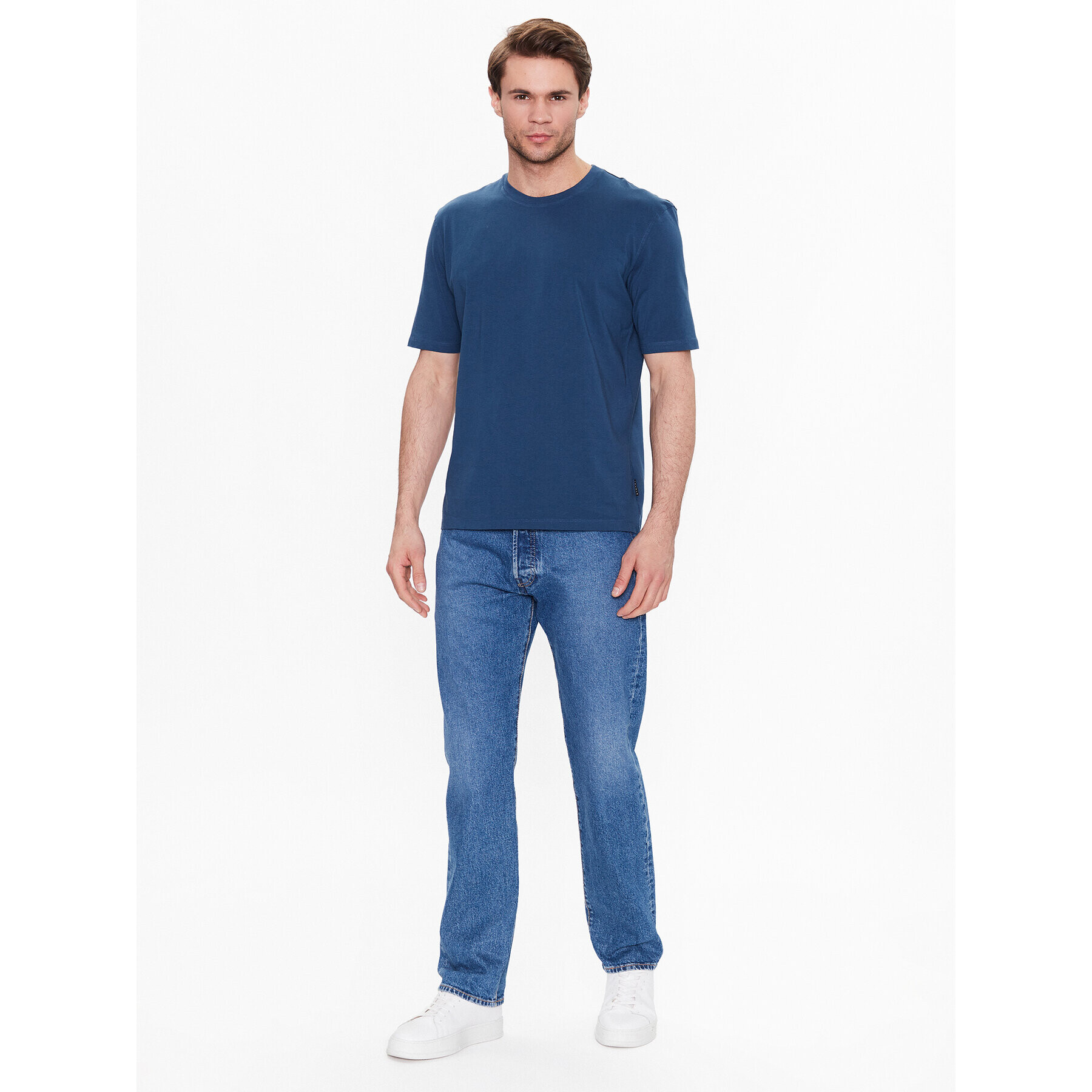 Sisley Тишърт 3096S101J Син Regular Fit - Pepit.bg