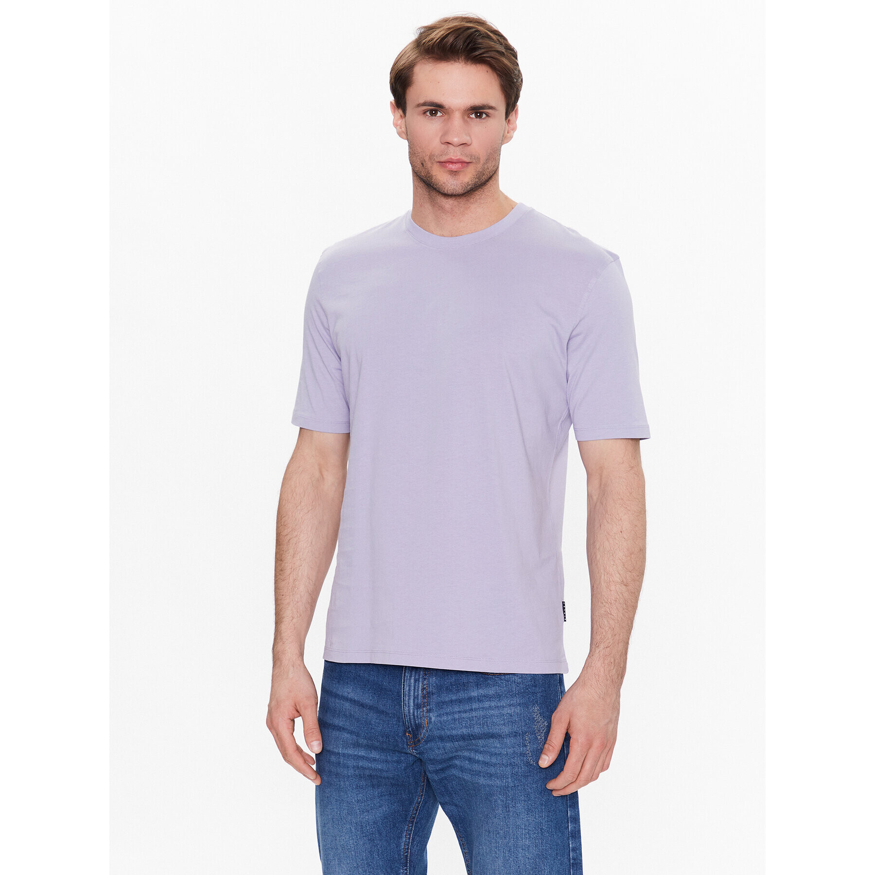 Sisley Тишърт 3096S101J Виолетов Regular Fit - Pepit.bg