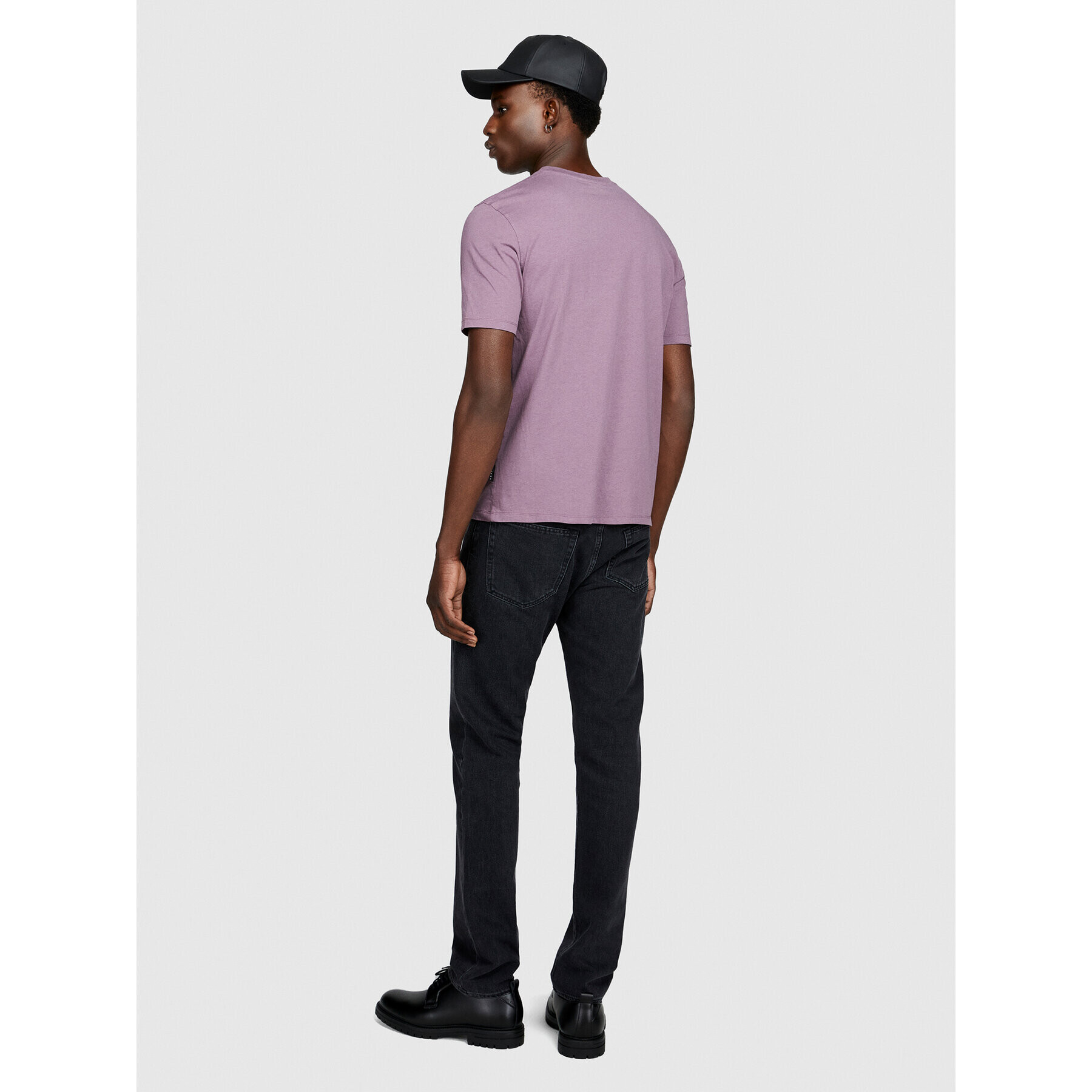 Sisley Тишърт 3096S101J Виолетов Regular Fit - Pepit.bg