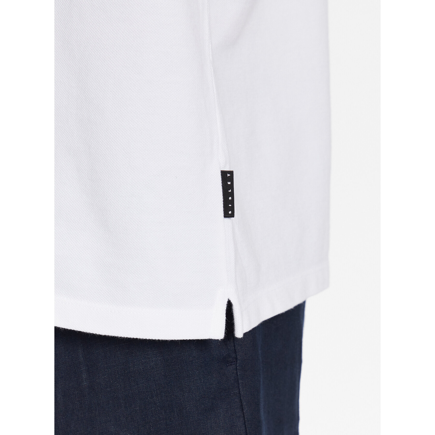 Sisley Тишърт 3B2ZS102F Бял Regular Fit - Pepit.bg