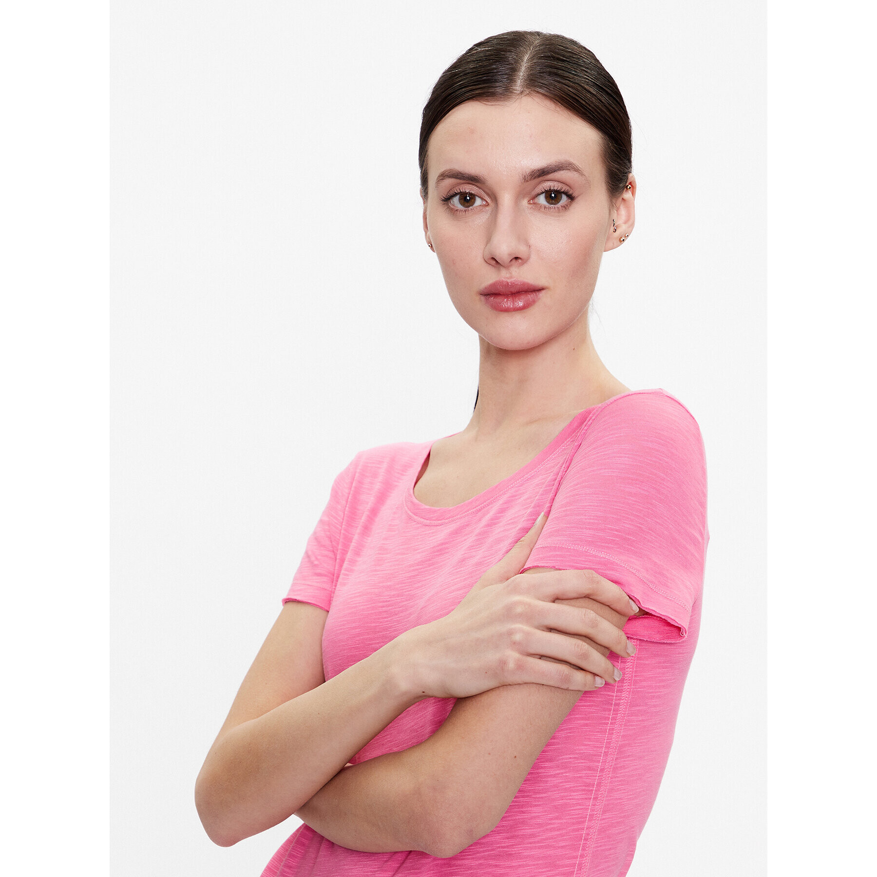 Sisley Тишърт 3TNHL11A2 Розов Regular Fit - Pepit.bg
