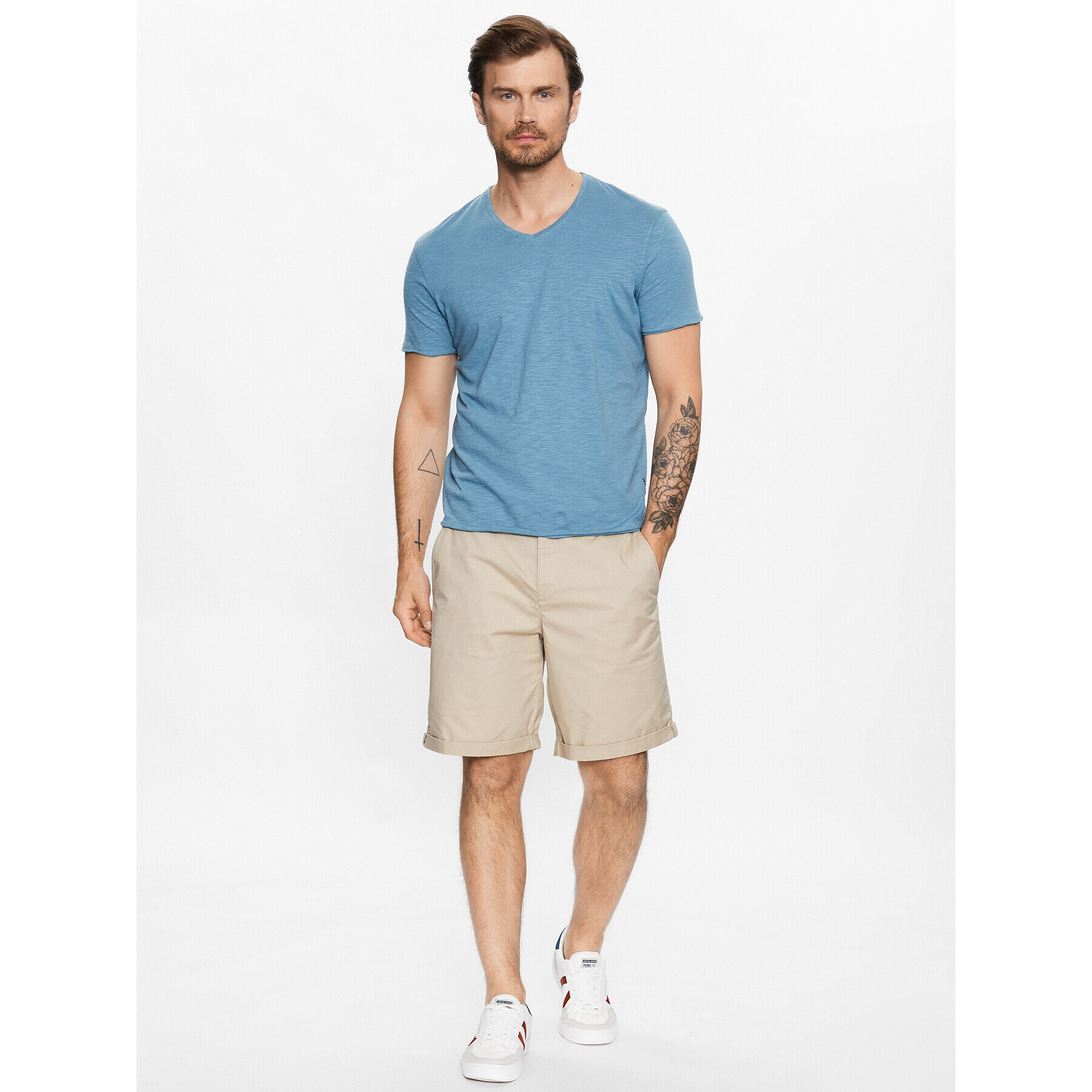 Sisley Тишърт 3YR7S4001 Син Regular Fit - Pepit.bg