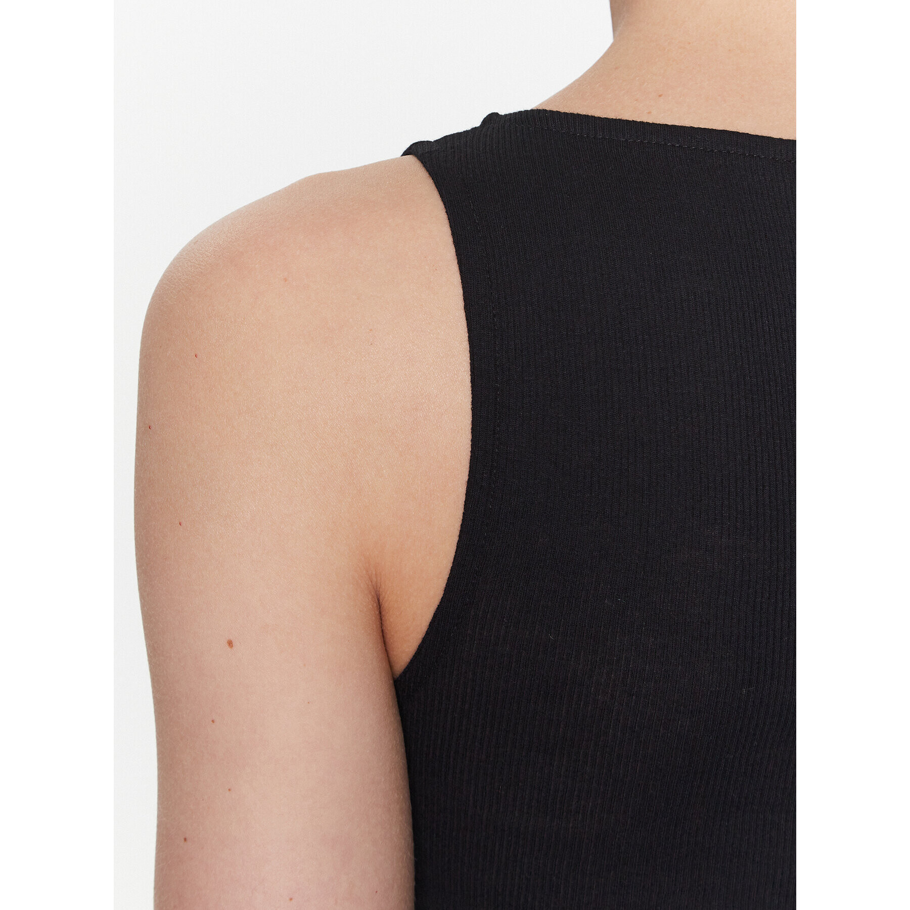 Sisley топ 3FPZLH00I Черен Regular Fit - Pepit.bg