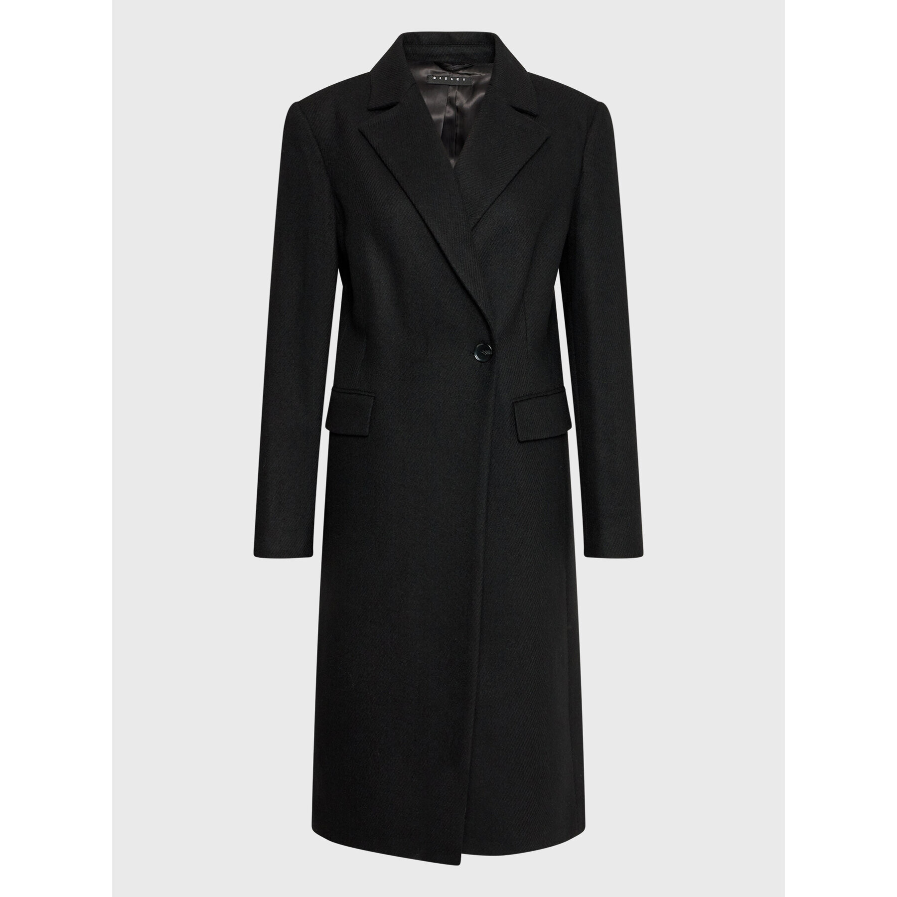 Sisley Зимно палто 2BOYLN019 Черен Regular Fit - Pepit.bg