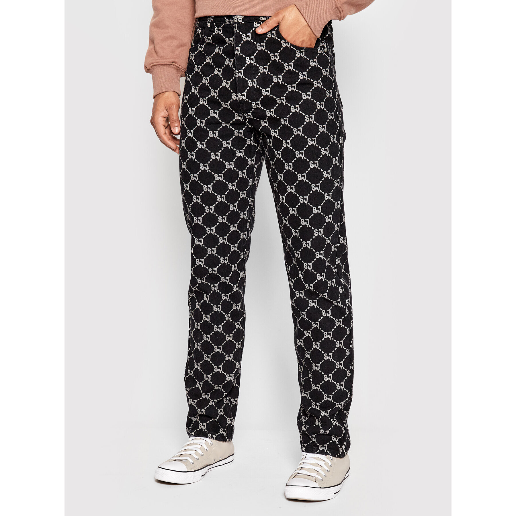 Sixth June Дънки 22751 Черен Relaxed Fit - Pepit.bg