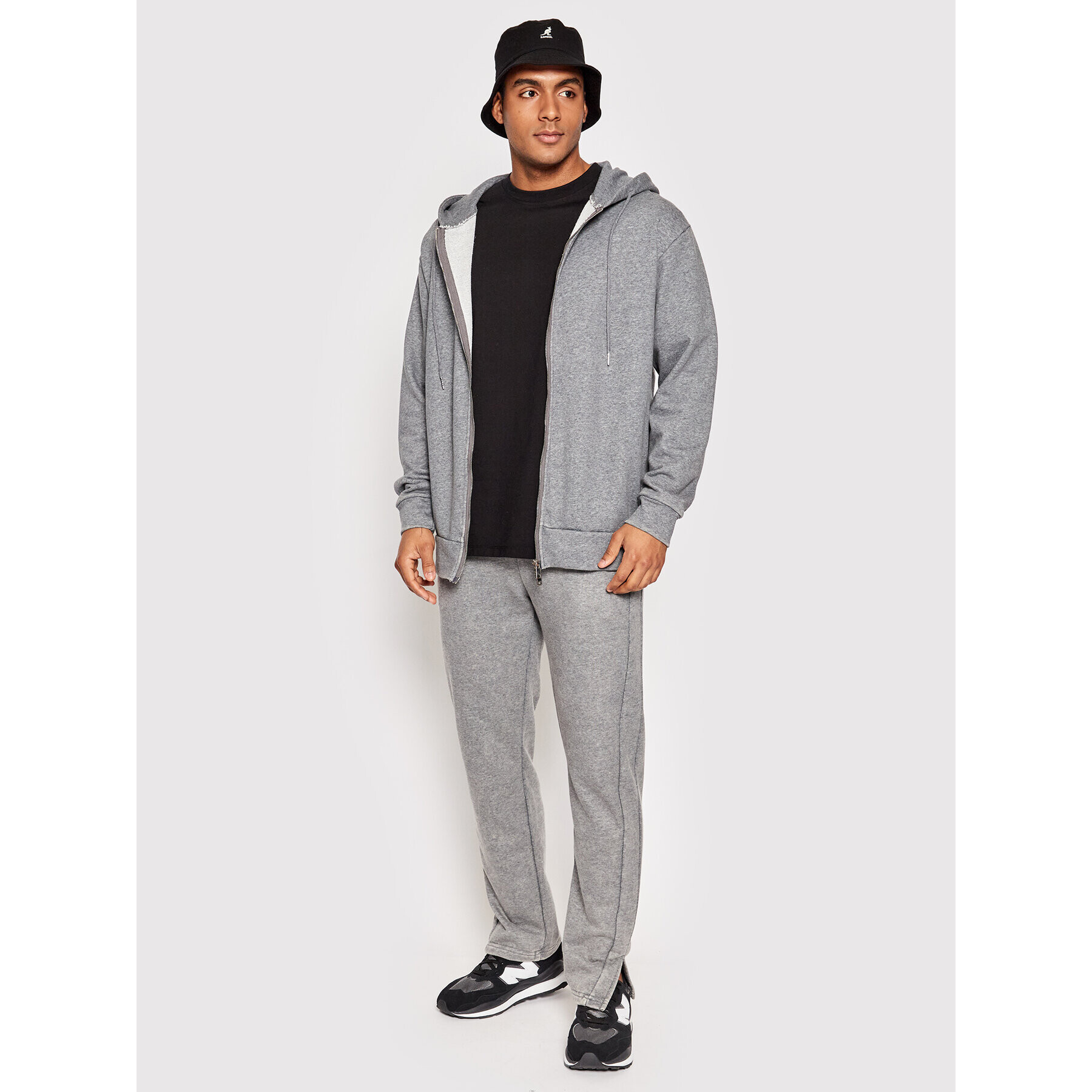 Sixth June Долнище анцуг 22625 Сив Regular Fit - Pepit.bg