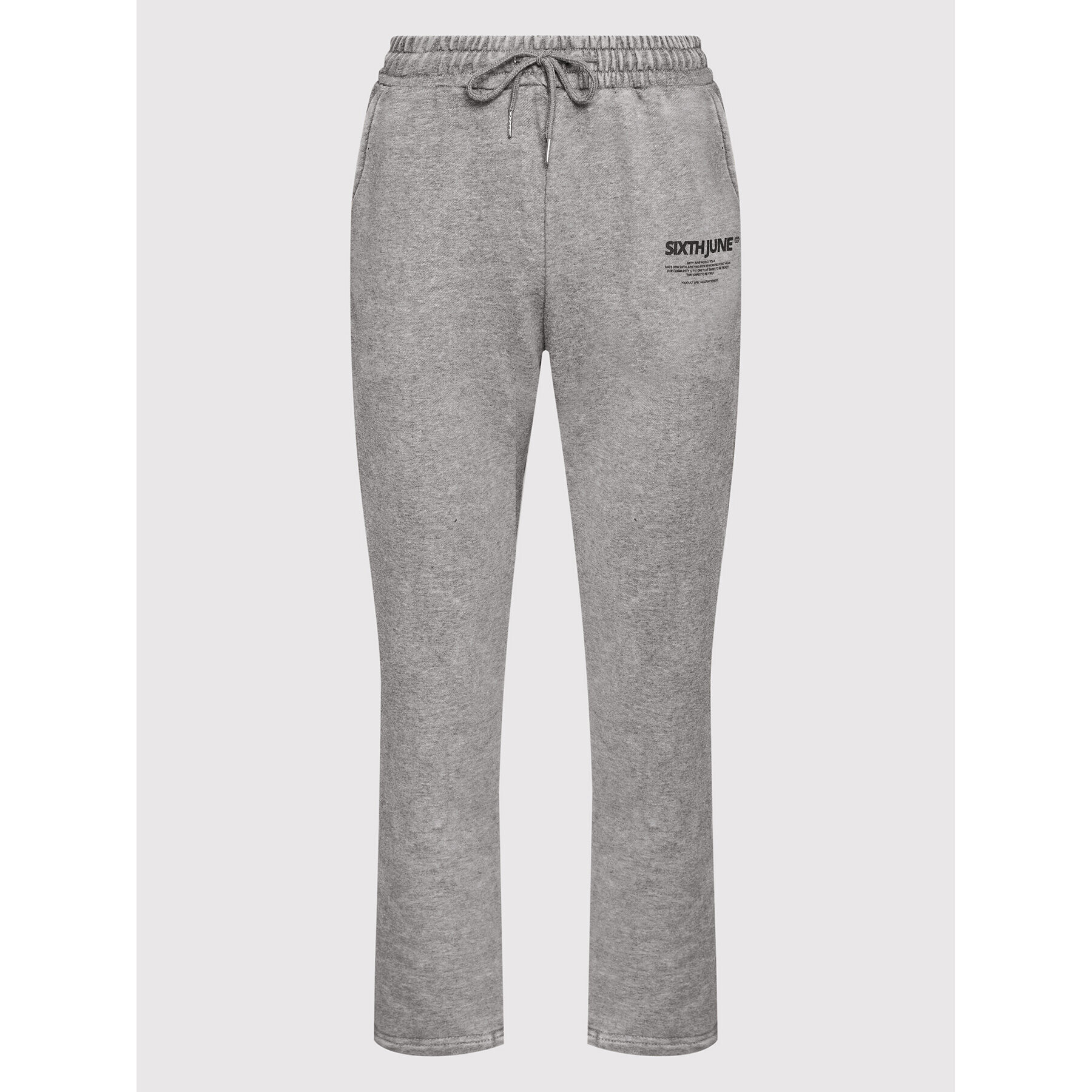 Sixth June Долнище анцуг 22625 Сив Regular Fit - Pepit.bg