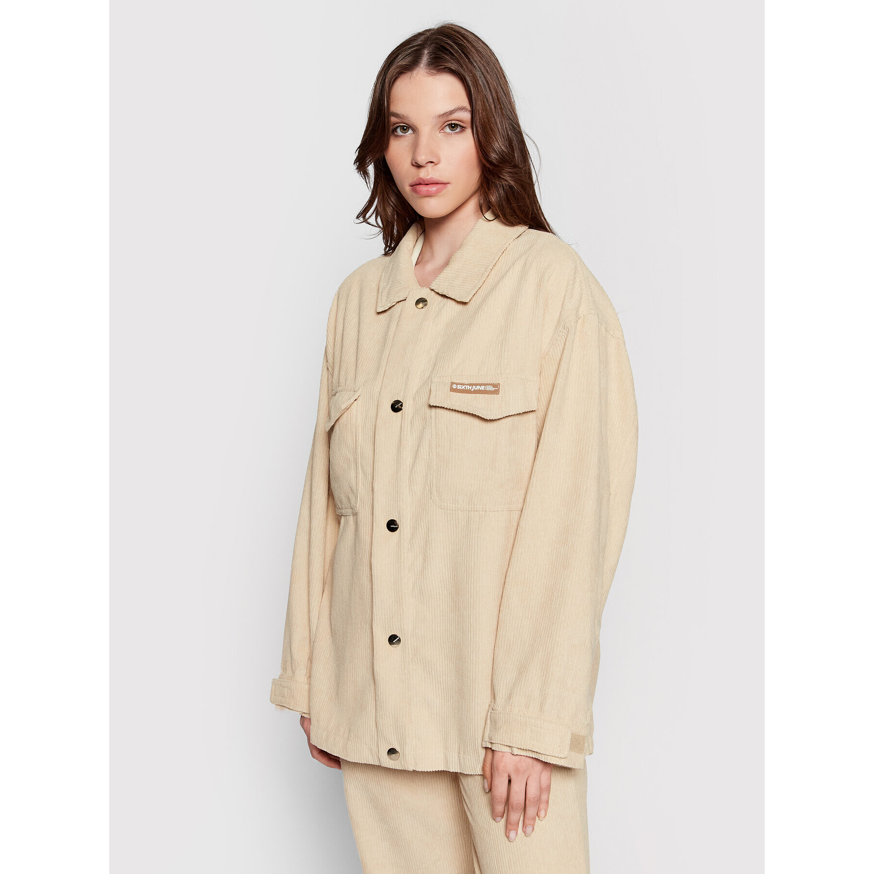 Sixth June Преходно яке 33370 Бежов Relaxed Fit - Pepit.bg