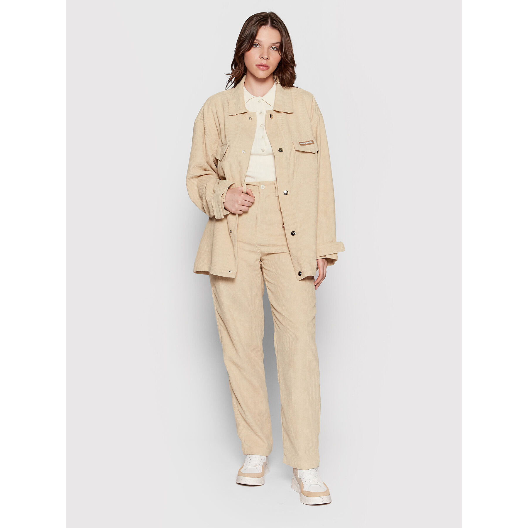 Sixth June Преходно яке 33370 Бежов Relaxed Fit - Pepit.bg