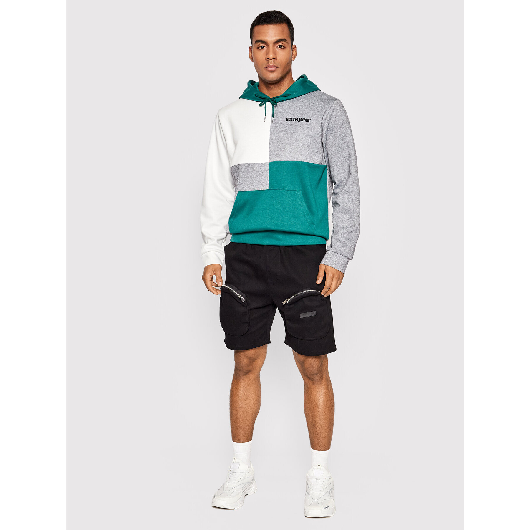 Sixth June Шорти от плат 22748 Черен Regular Fit - Pepit.bg