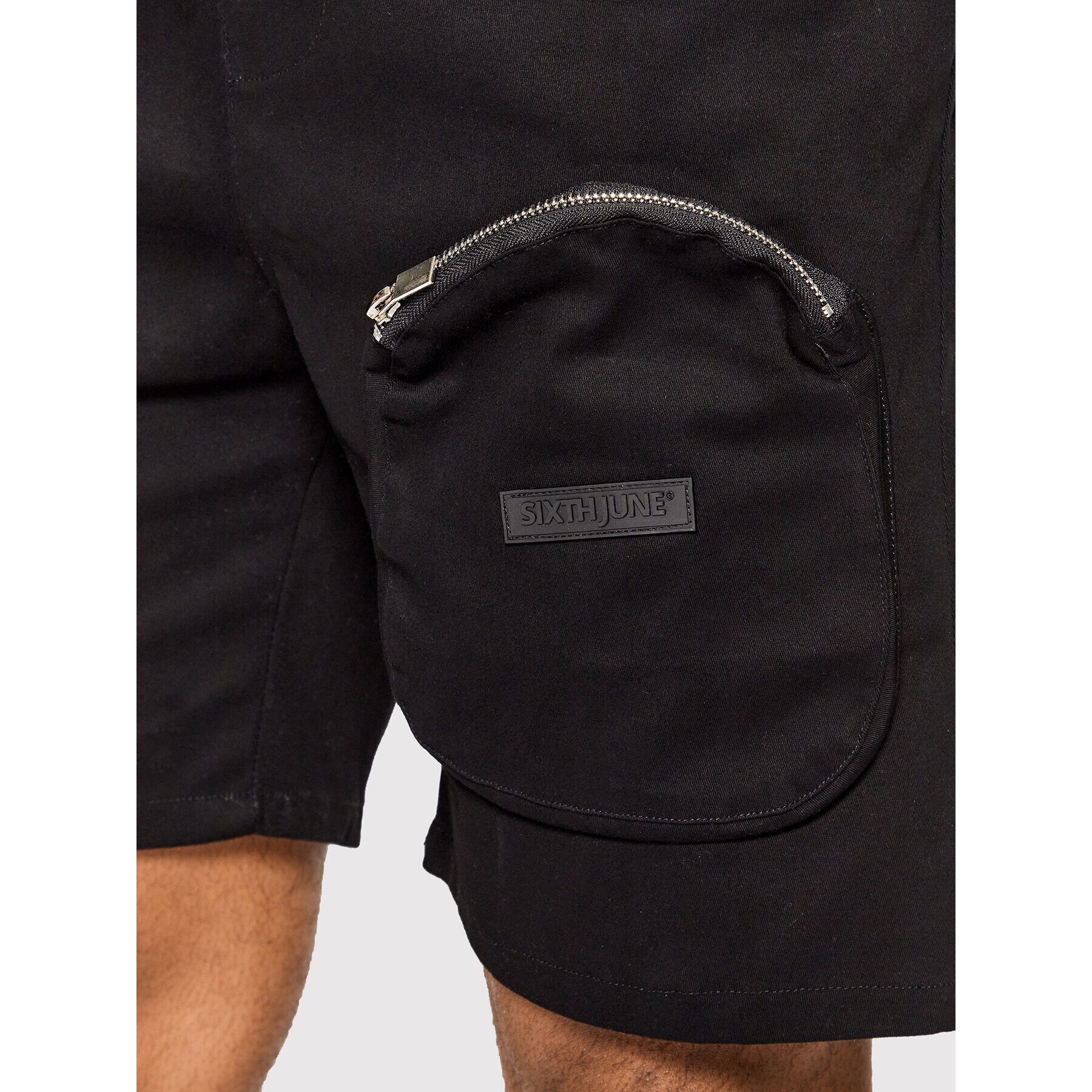 Sixth June Шорти от плат 22748 Черен Regular Fit - Pepit.bg