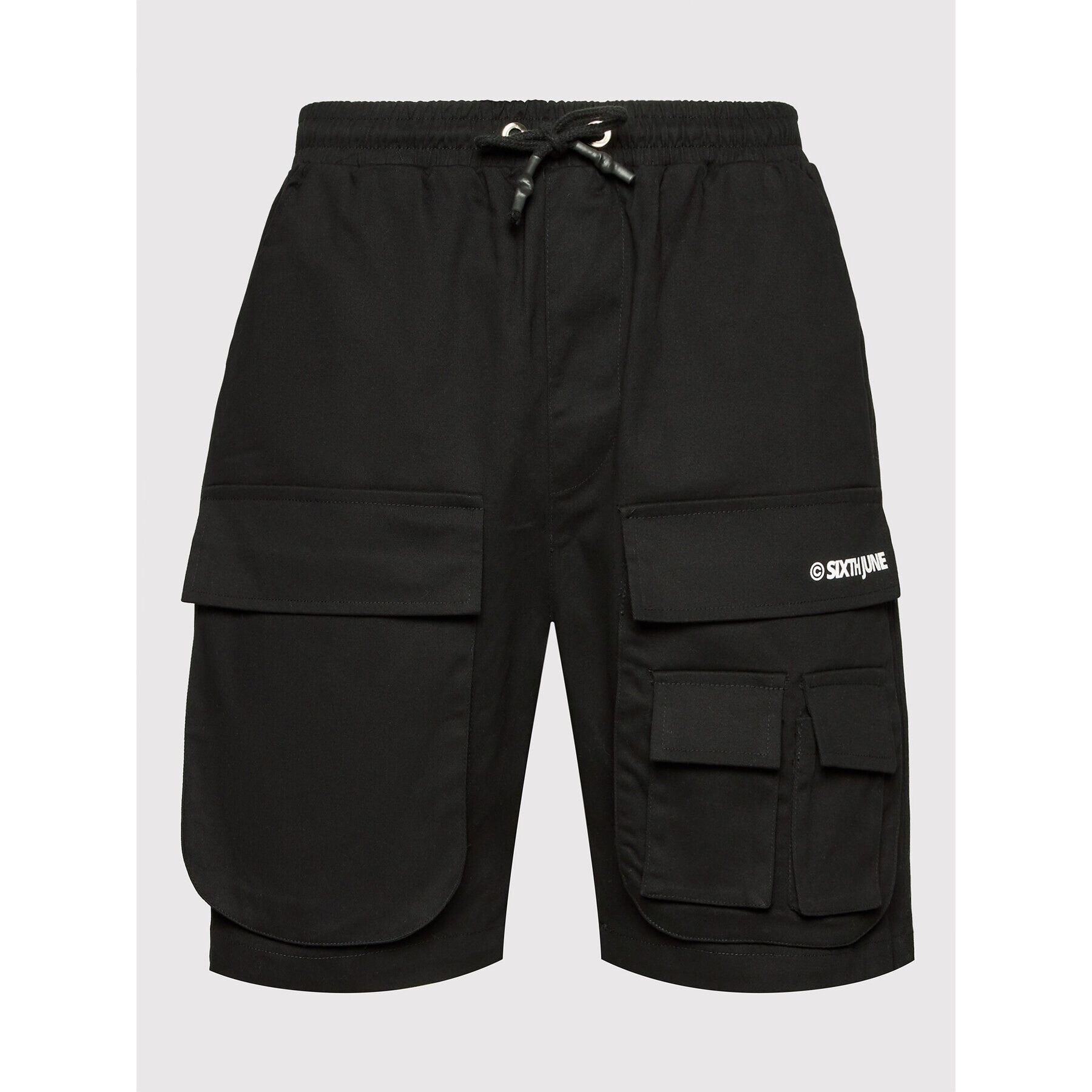 Sixth June Шорти от плат 22749 Черен Regular Fit - Pepit.bg