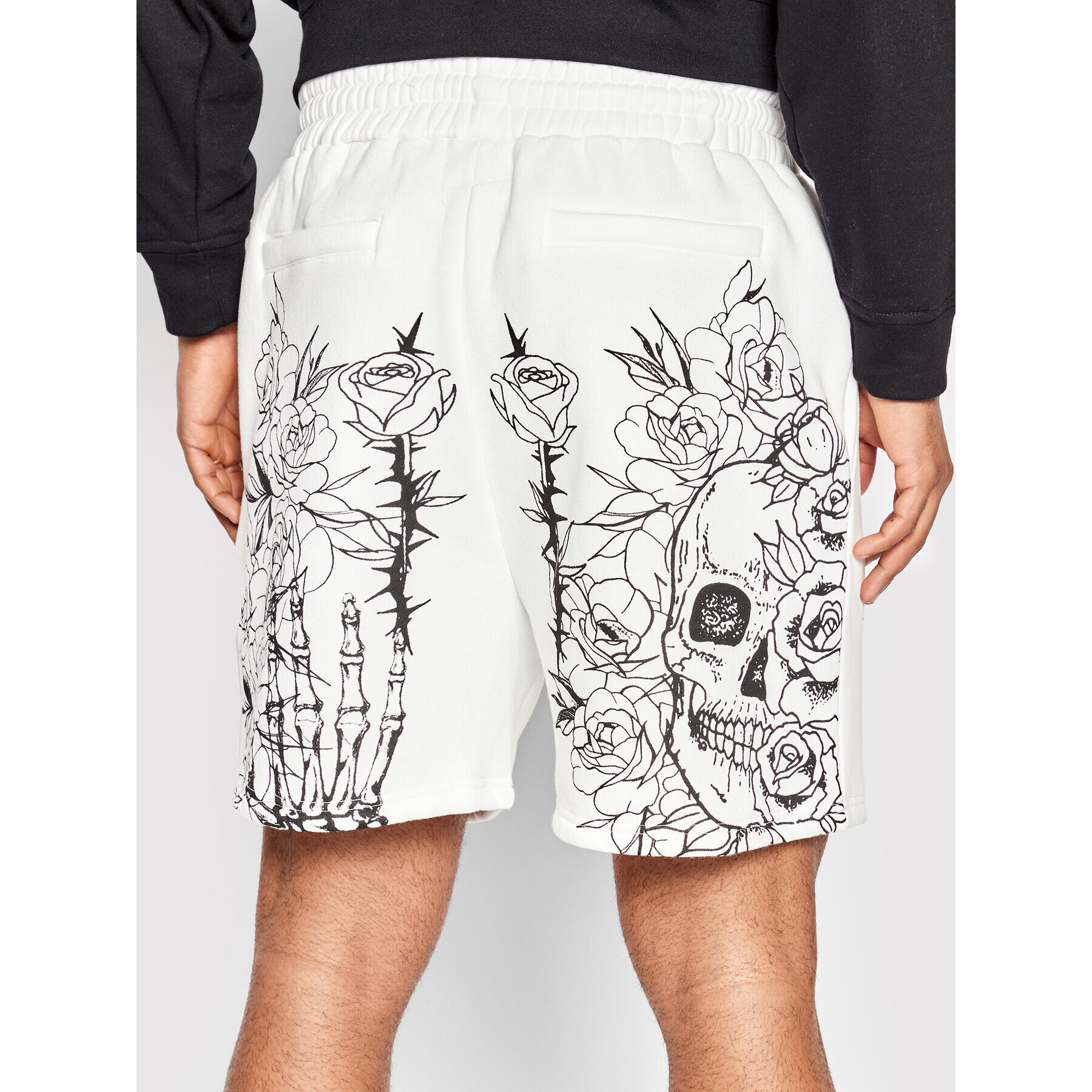 Sixth June Спортни шорти 22941 Бял Regular Fit - Pepit.bg