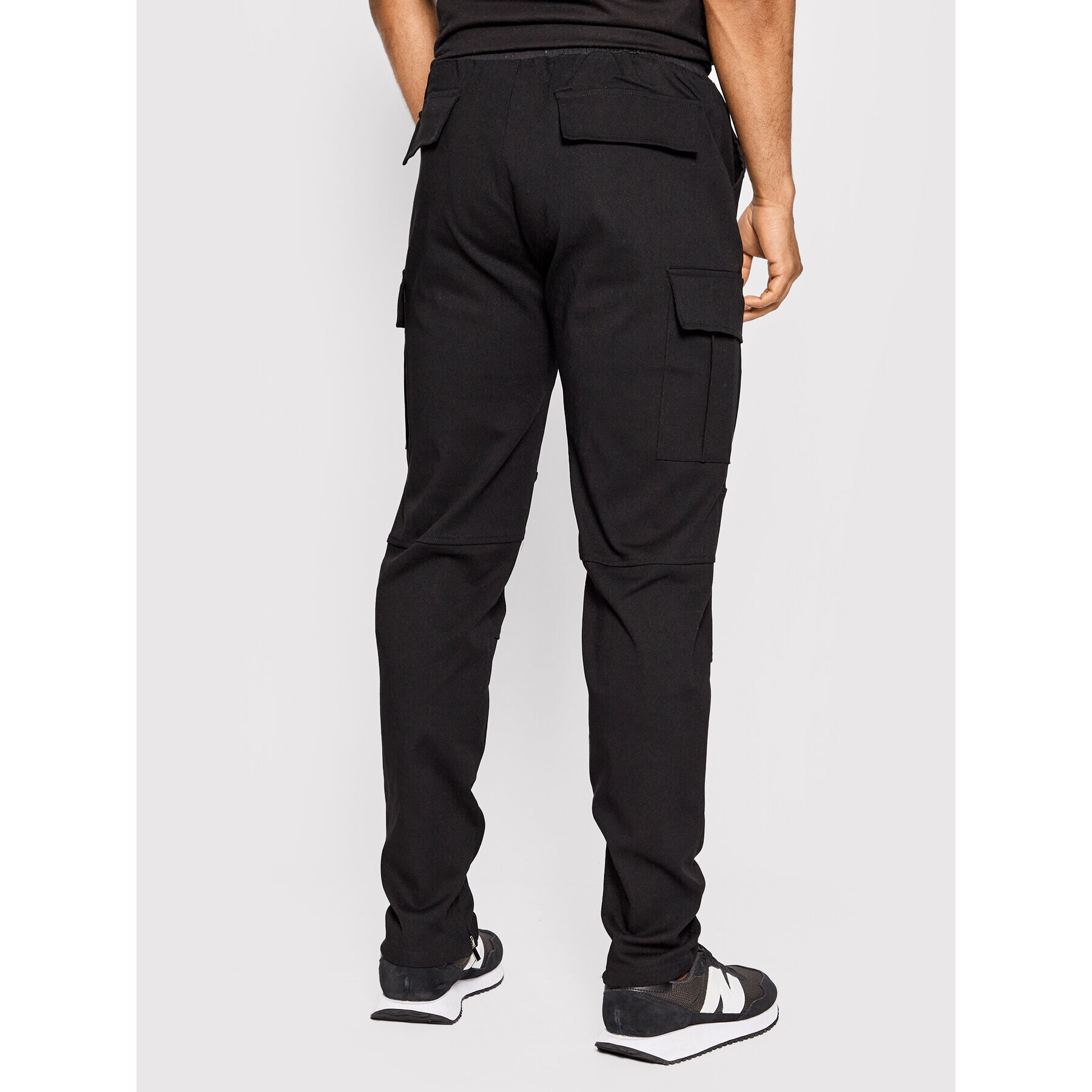 Sixth June Текстилни панталони 22766 Черен Straight Fit - Pepit.bg
