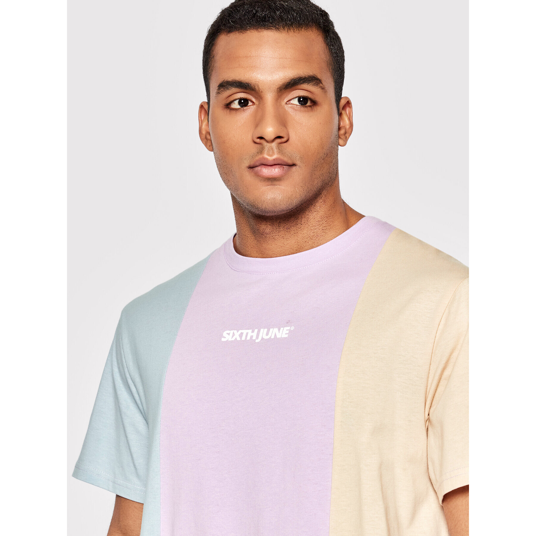 Sixth June Тишърт 22726 Цветен Regular Fit - Pepit.bg