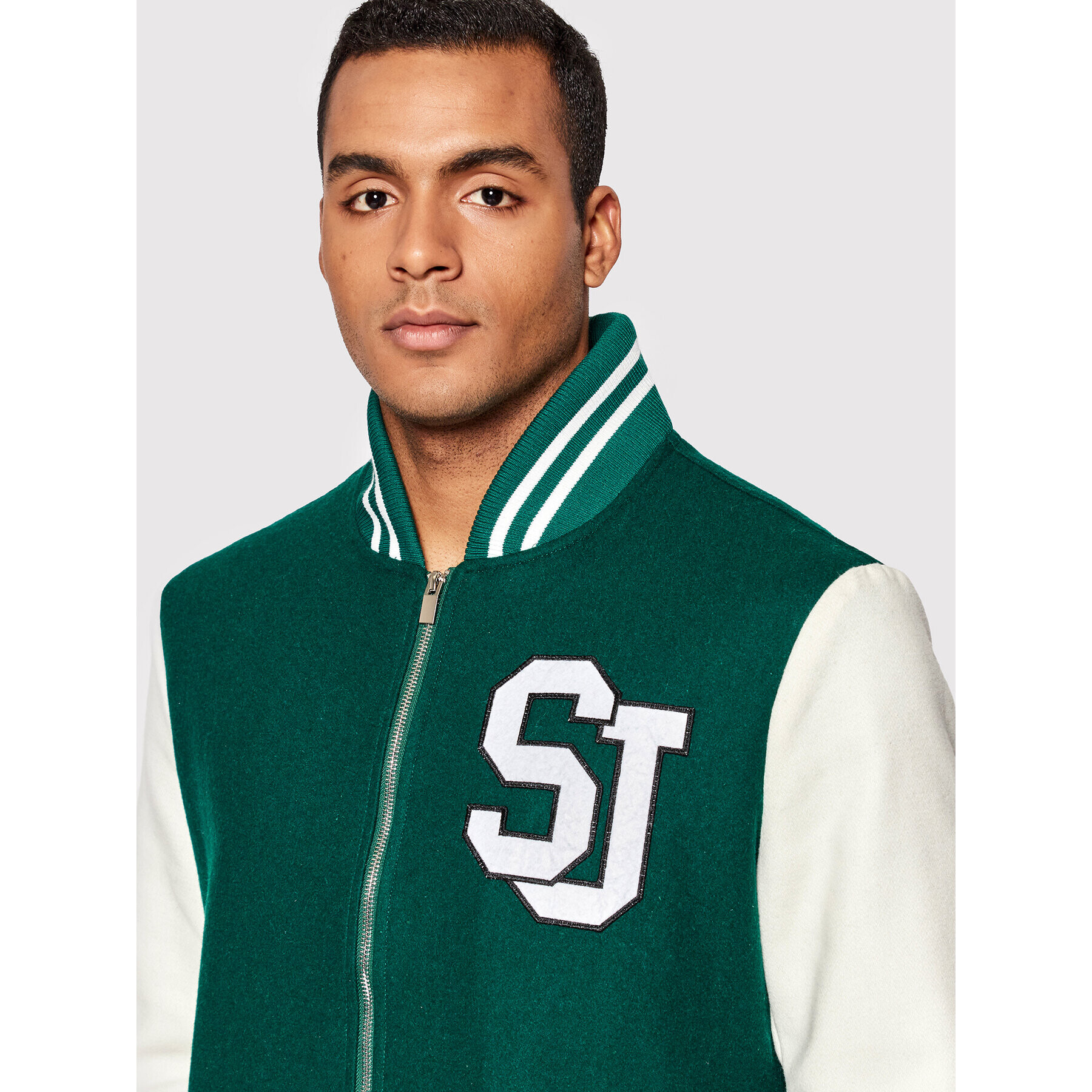Sixth June Яке бомбър 22661 Зелен Regular Fit - Pepit.bg