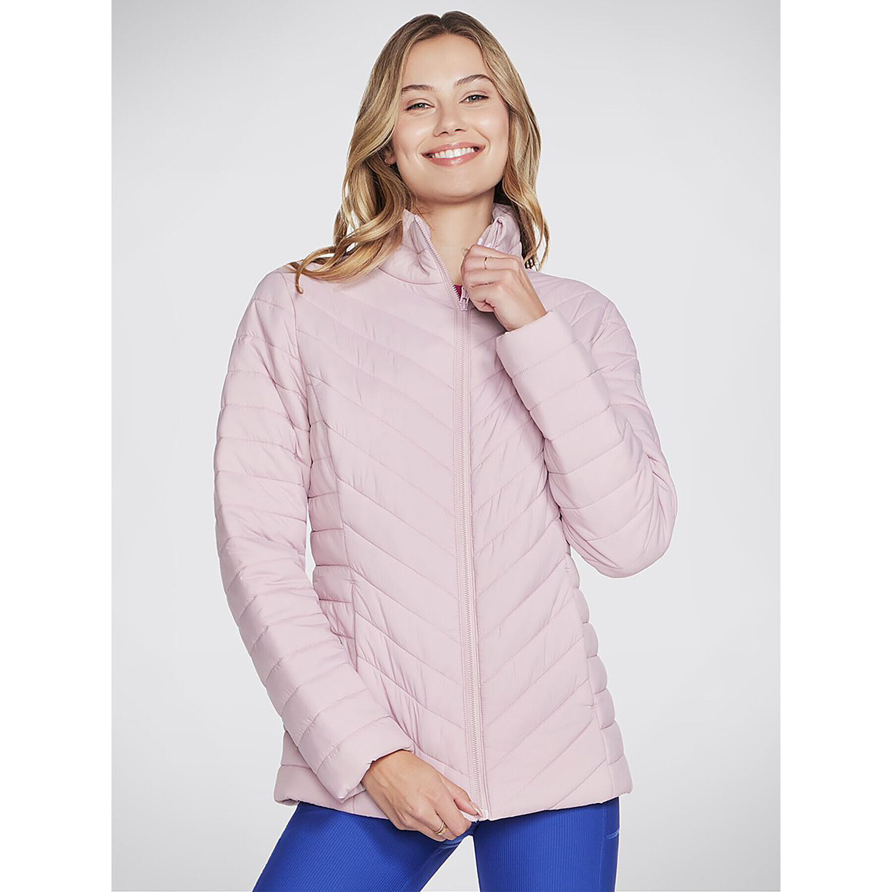 Skechers Анорак Goshield Everyday Jacket JA6 Розов Regular Fit - Pepit.bg