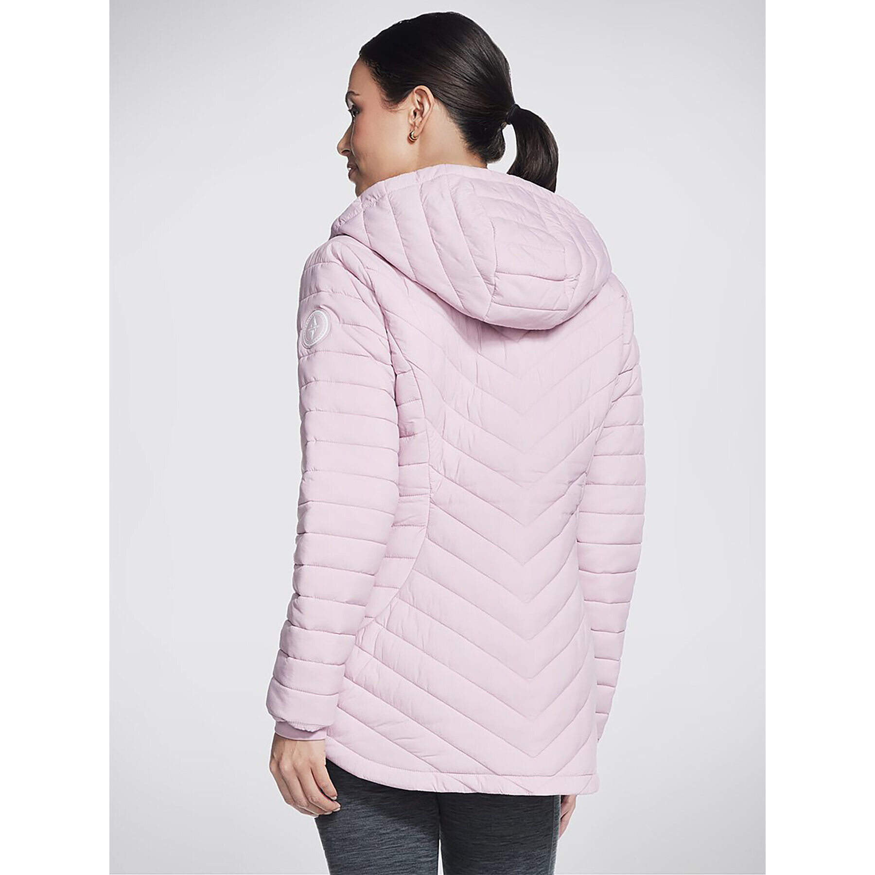Skechers Анорак Goshield Everyday Parka JA5 Розов Regular Fit - Pepit.bg