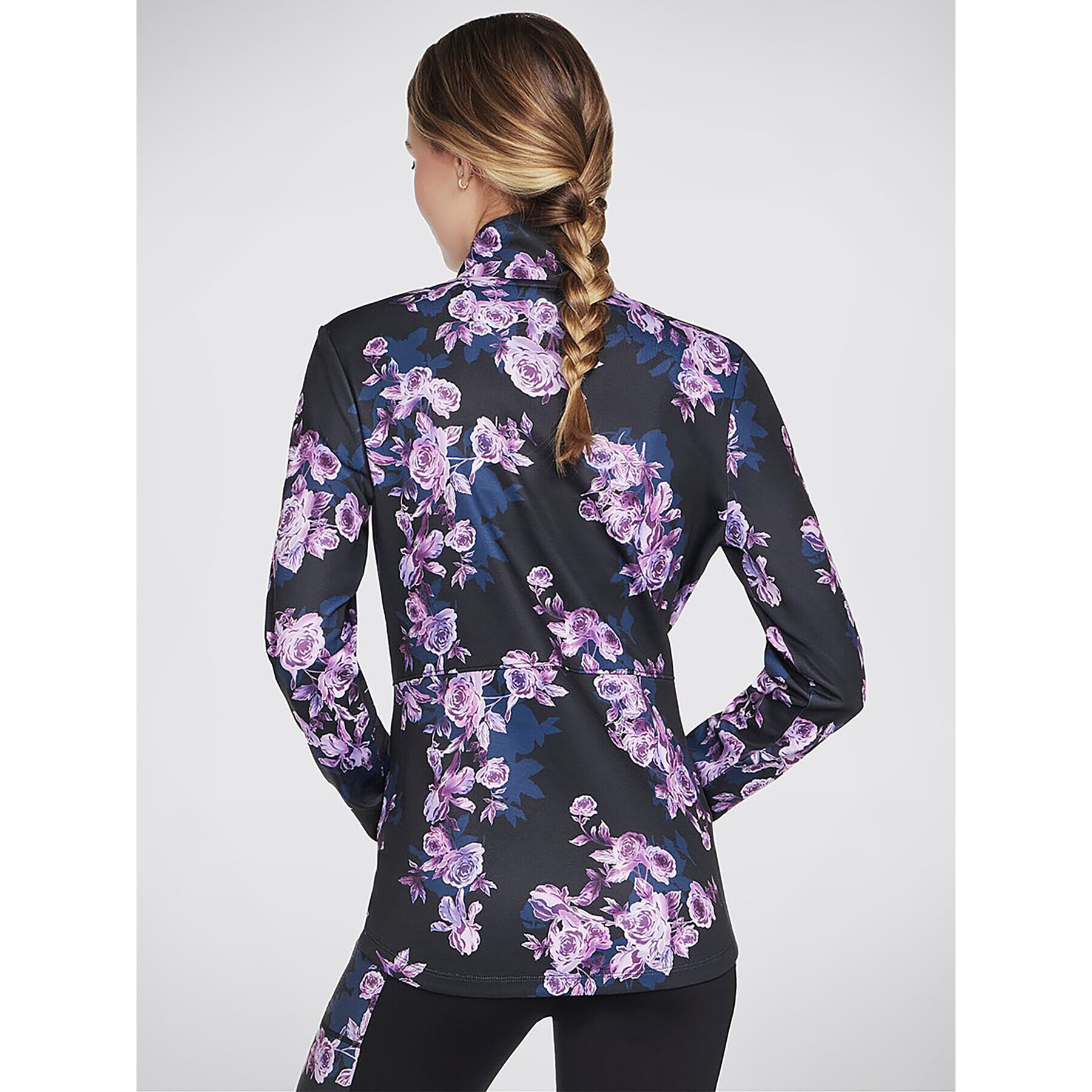 Skechers Анорак Skechcloud Winter Bloom Jacket JA3 Черен Regular Fit - Pepit.bg